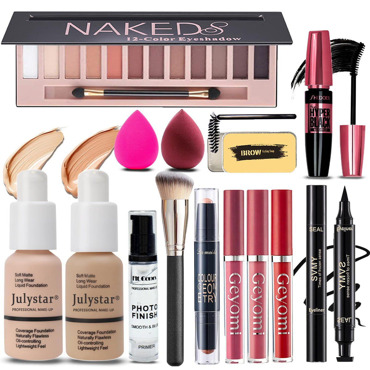 All in One Makeup Kit for Women Full Kit Makeup Set 12 - Geyomi Official Imagery - 2