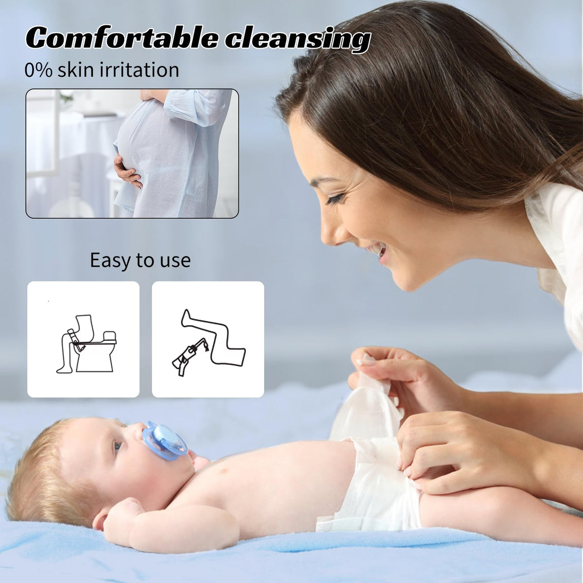 Portable Bidet for Travel Rechargeable Waterproof Sprayer - VITCOCO Official Imagery - 2