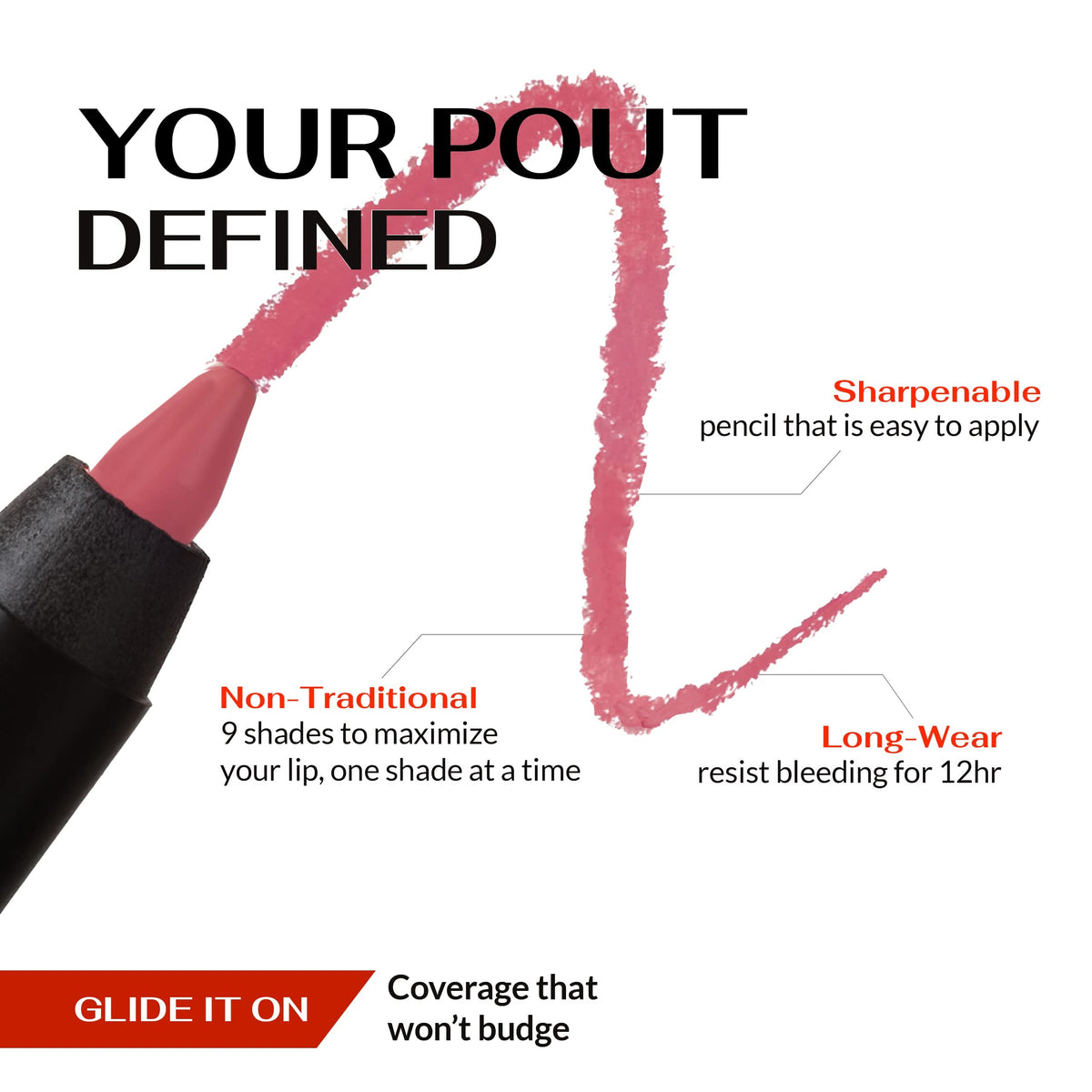 K7L Light Pink Lip Crayon - K7L Official Product Imagery - 4