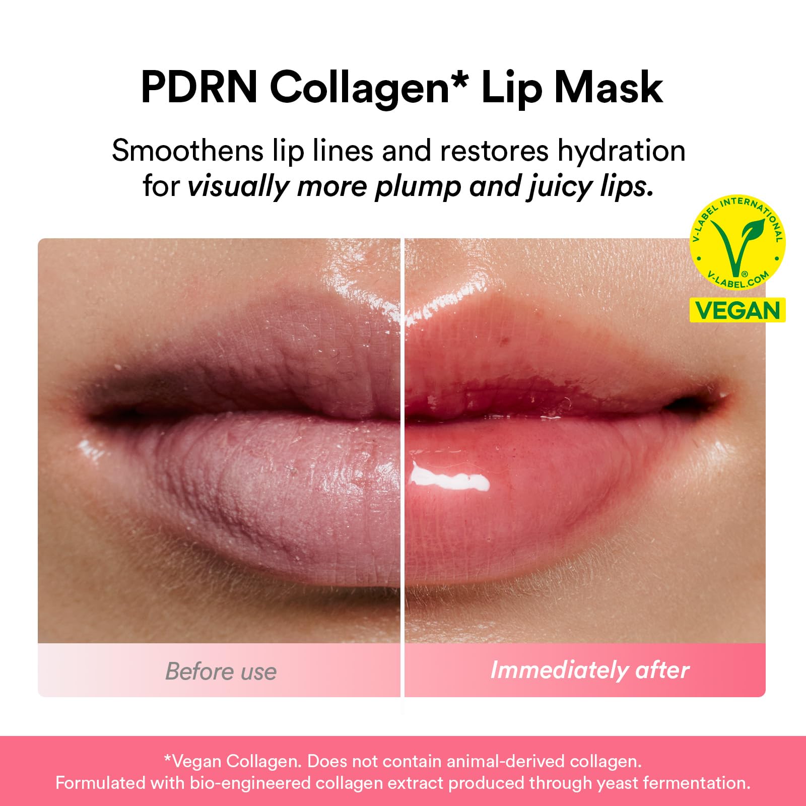 Abib PDRN Vegan Collagen Lip Mask Glazed Jelly 0.38 fl oz | Korean Lip Butter Balm Overnight Sleeping Mask Hydrating Care Moisturizer Treatment for Flakey, Dry Lips - Abib Official Product View 4