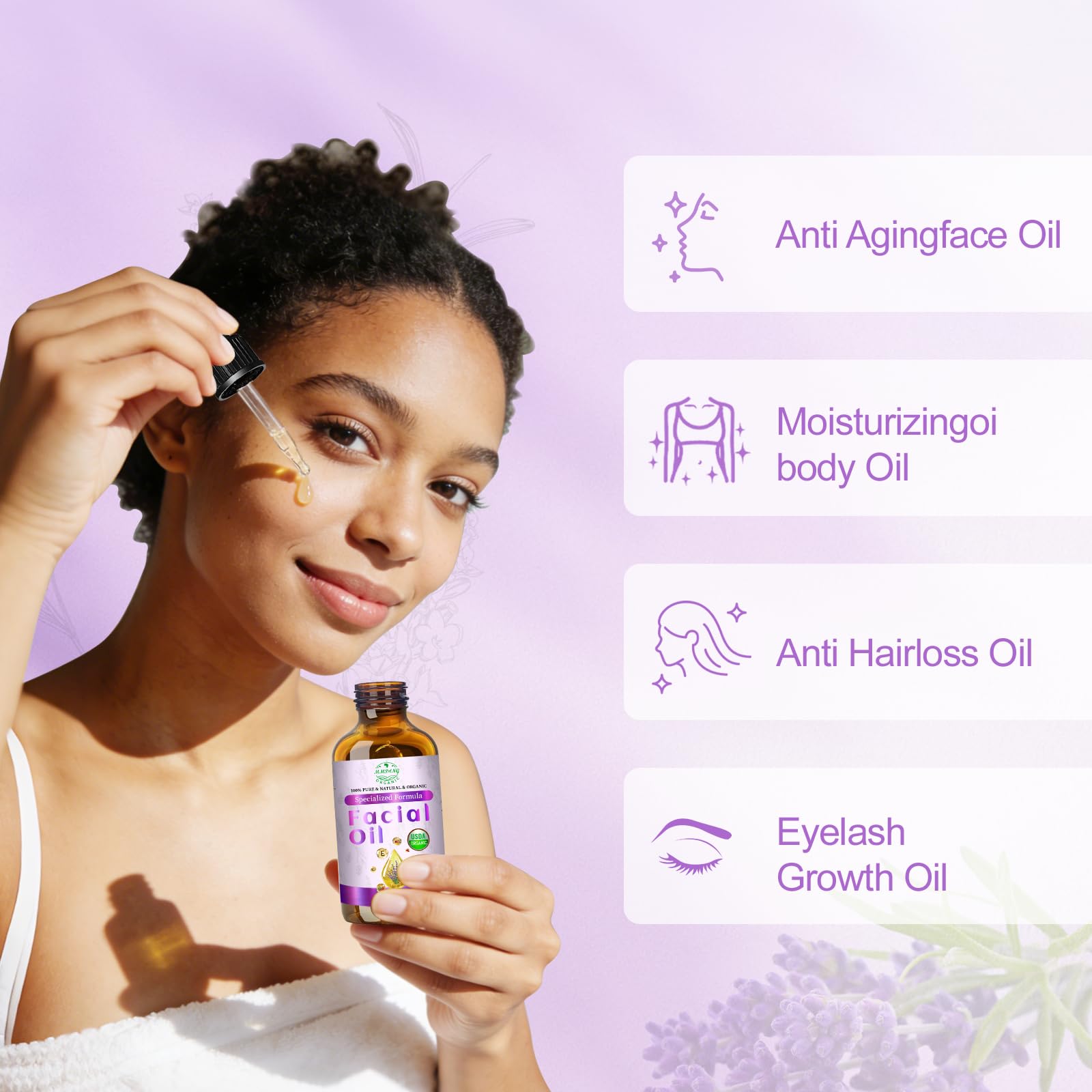 MMPANG Facial Oil, Organic Rosehip & Vitamin E Face Oil & Massage - MMPANG Official Product View 5