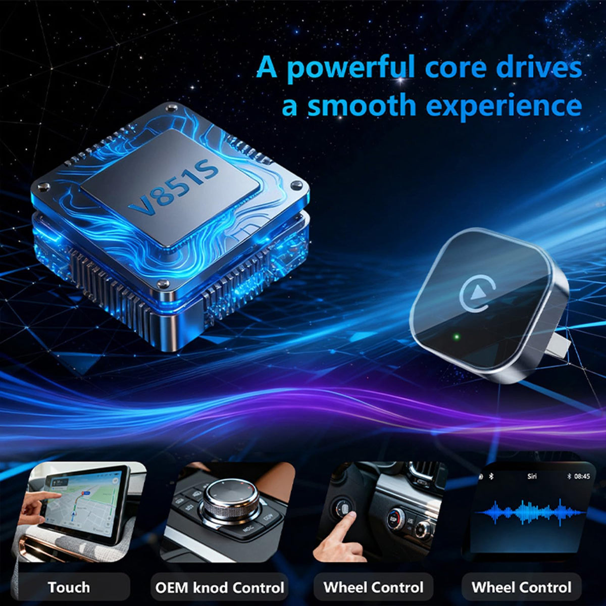 2026 Upgraded Wireless CarPlay Adapter - Yizro Official Imagery - 3