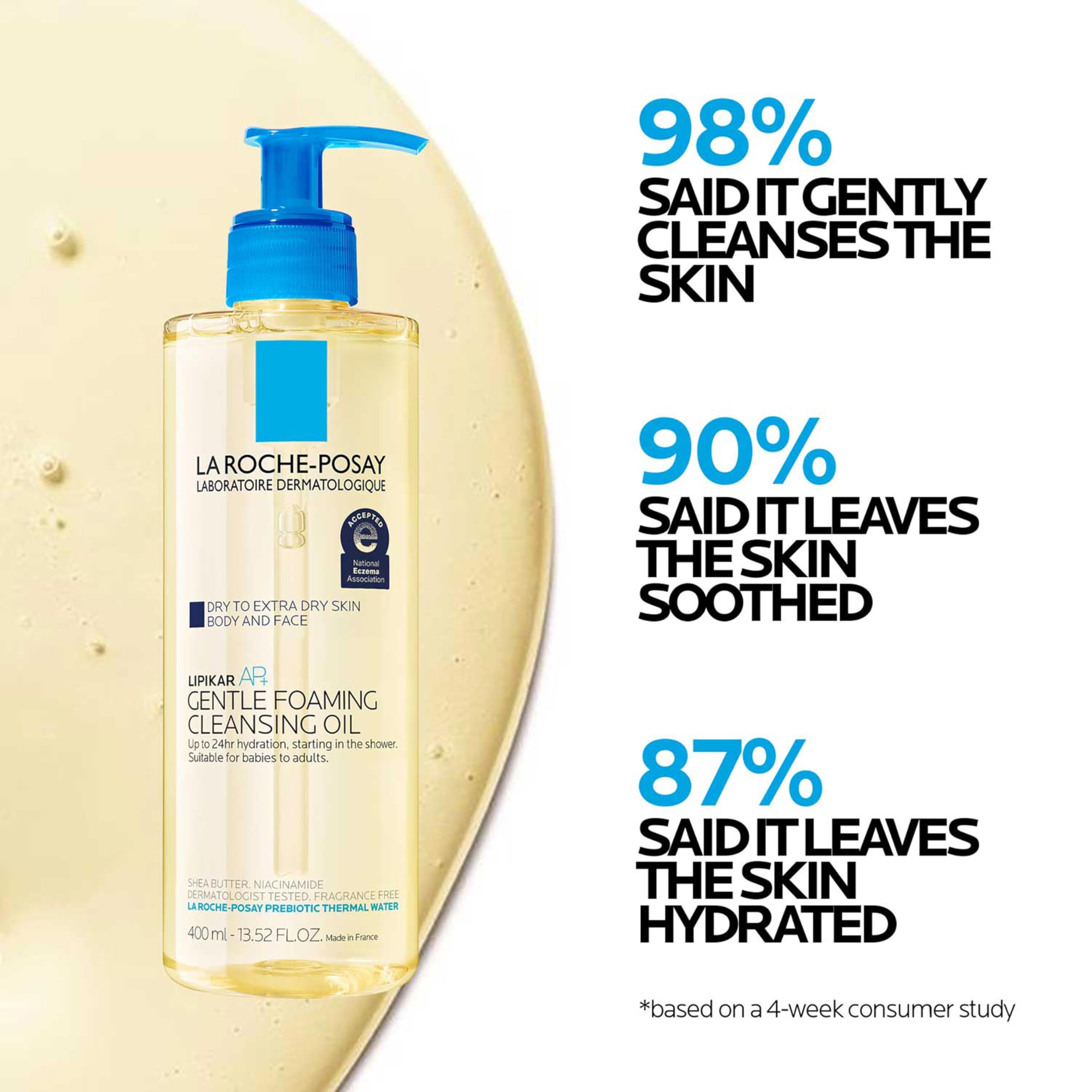 Elefair Tech La Roche - Posay Lipikar AP+ Gentle Foaming Clean - Elefair Tech Official Product View 6