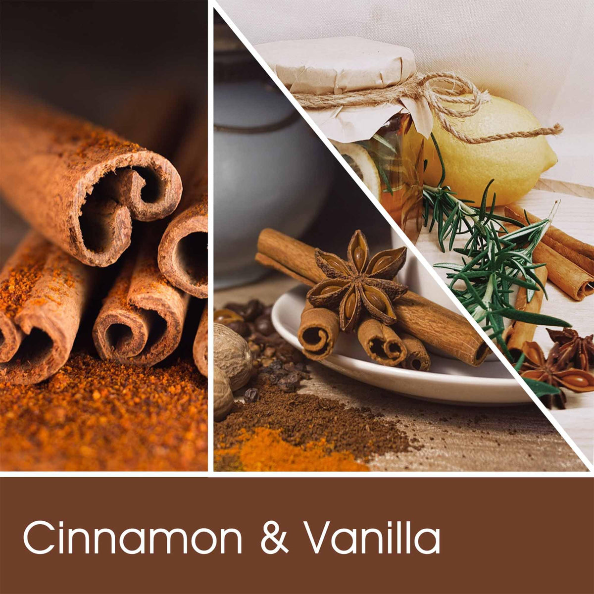 Fall Candle Cinnamon Vanilla Spice Candles 19oz Large Candle - SUPREME LIGHTS ·2017· Official Imagery - 7