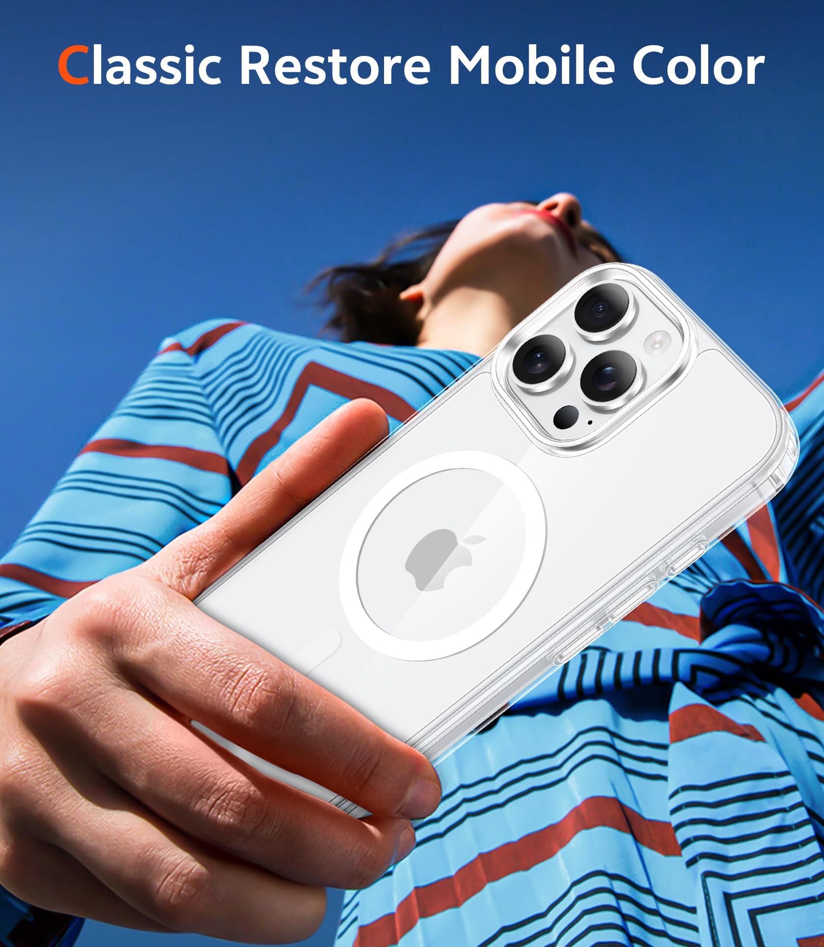 FNTCASE for iPhone 16 Pro - Max Case Compatible with Magsafe Clear - FNTCASE Official Product View 7
