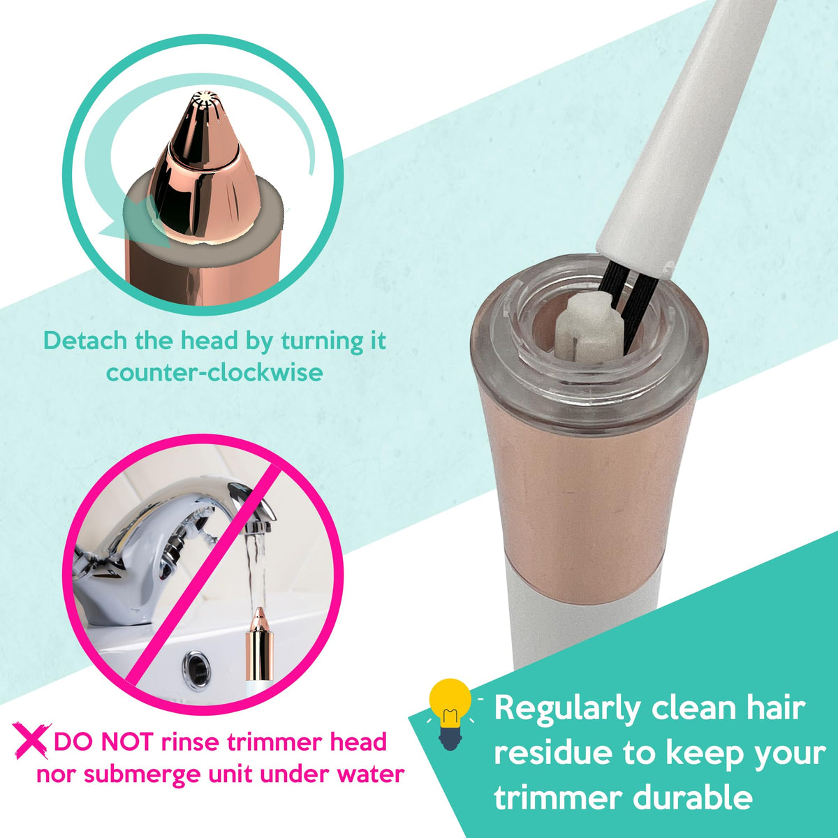 Facial Hair Removal for Women 2 in 1 Face Hair Remover - iMusthav Official Imagery - 8