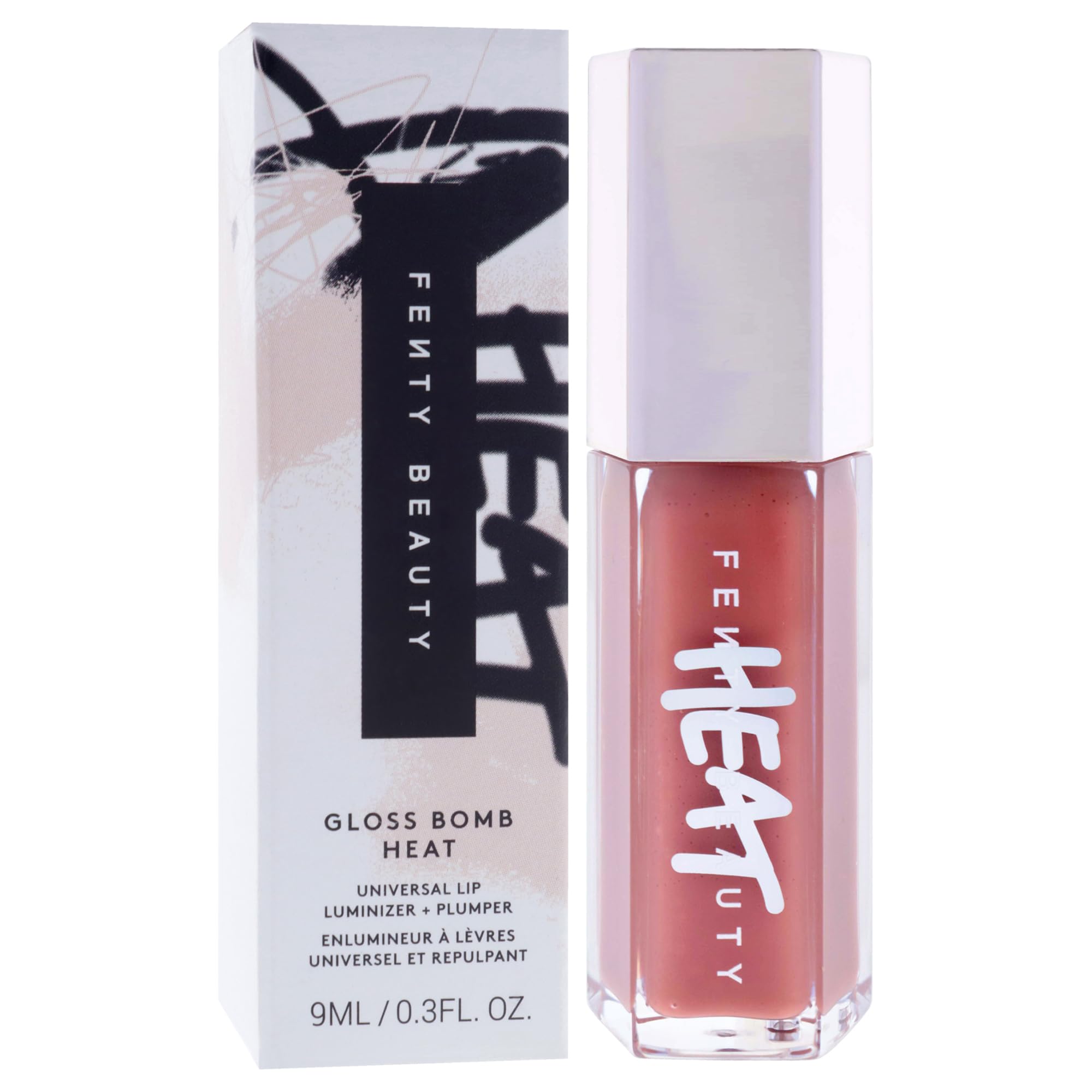 Gloss Bomb Heat Universal Lip Luminizer Plus Plumper - 03 Fenty Glow Heat by Fenty Beauty for Women - 0.3 oz Lip Gloss