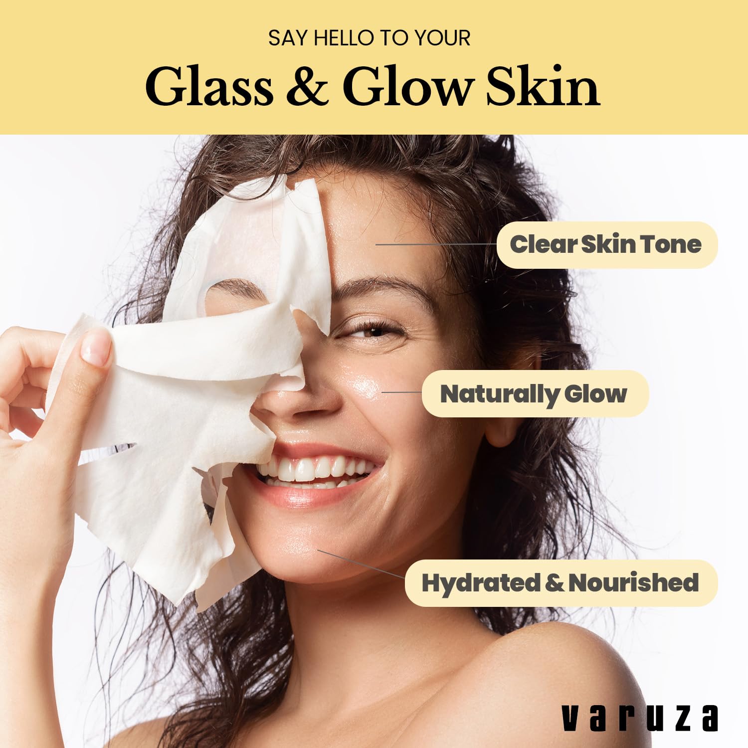 Core Nourishing Sheet Masks with Niacinamide Serum 5% for Dry - varuza