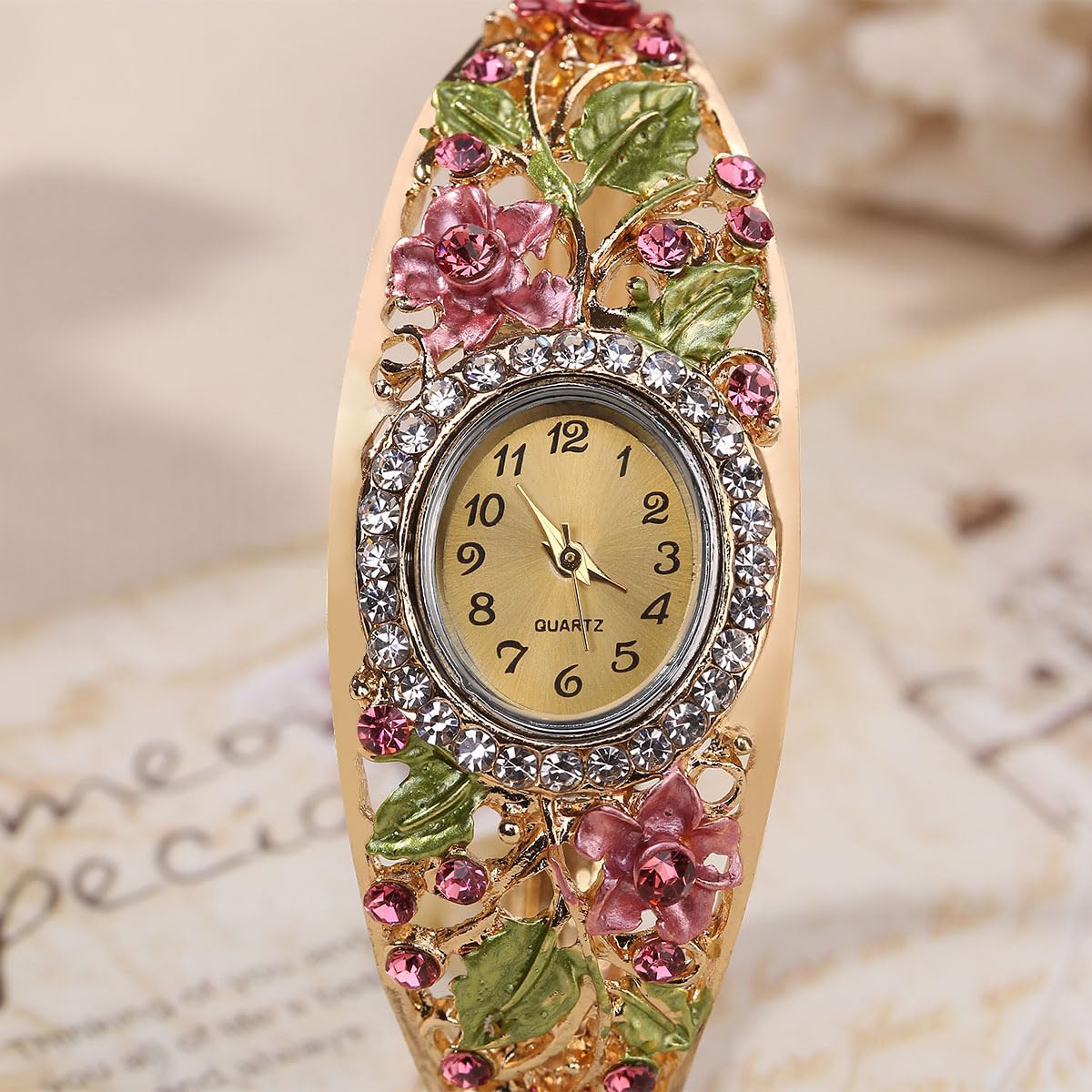 Women Ladies 5 Pcs Wholesale Watch Elegant Bangle Bracelet - Dacdyi Official Imagery - 7