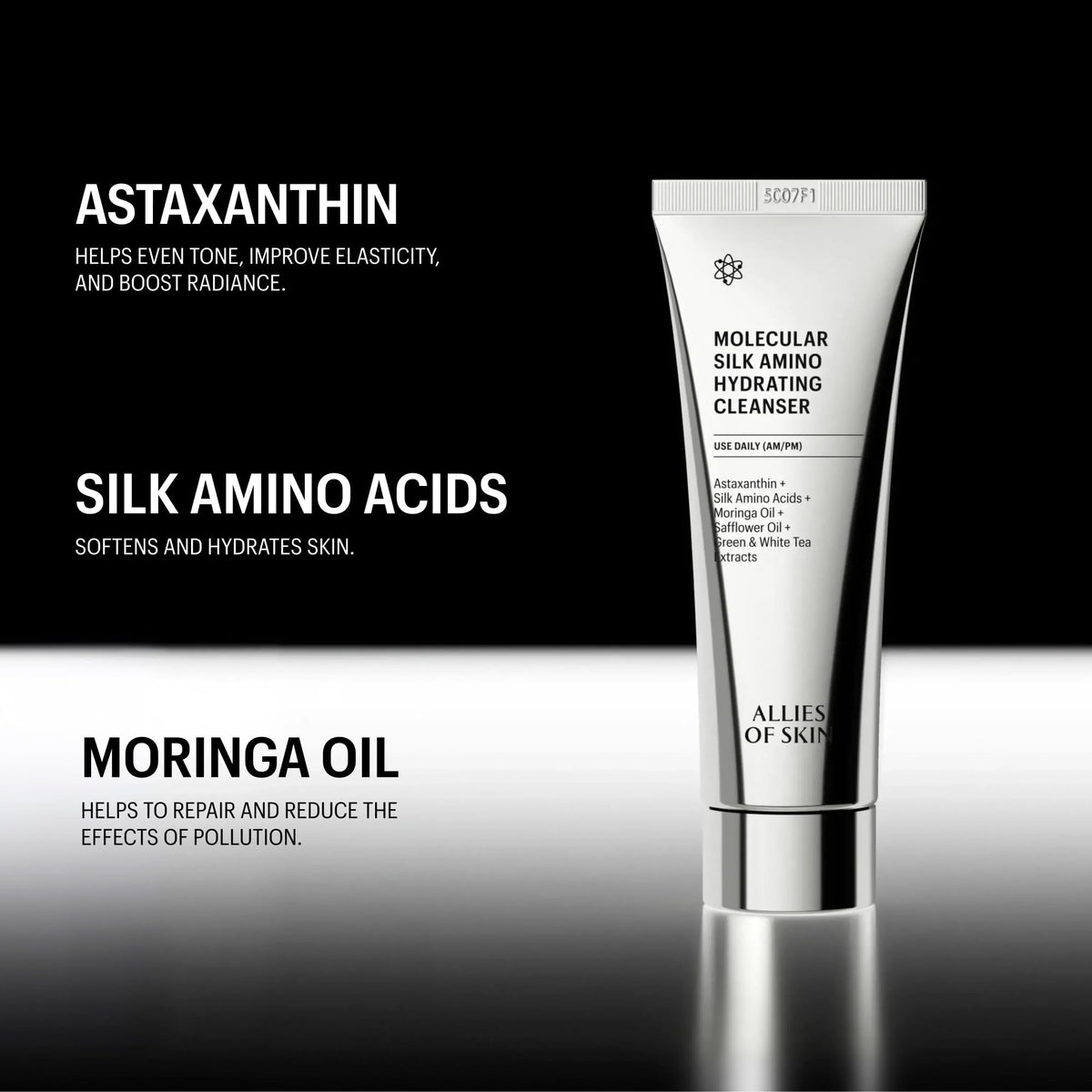 Allies of Skin Hydrating Silk Amino Face Cleanser 3 4 Fl Oz - Allies of Skin Official Imagery - 4