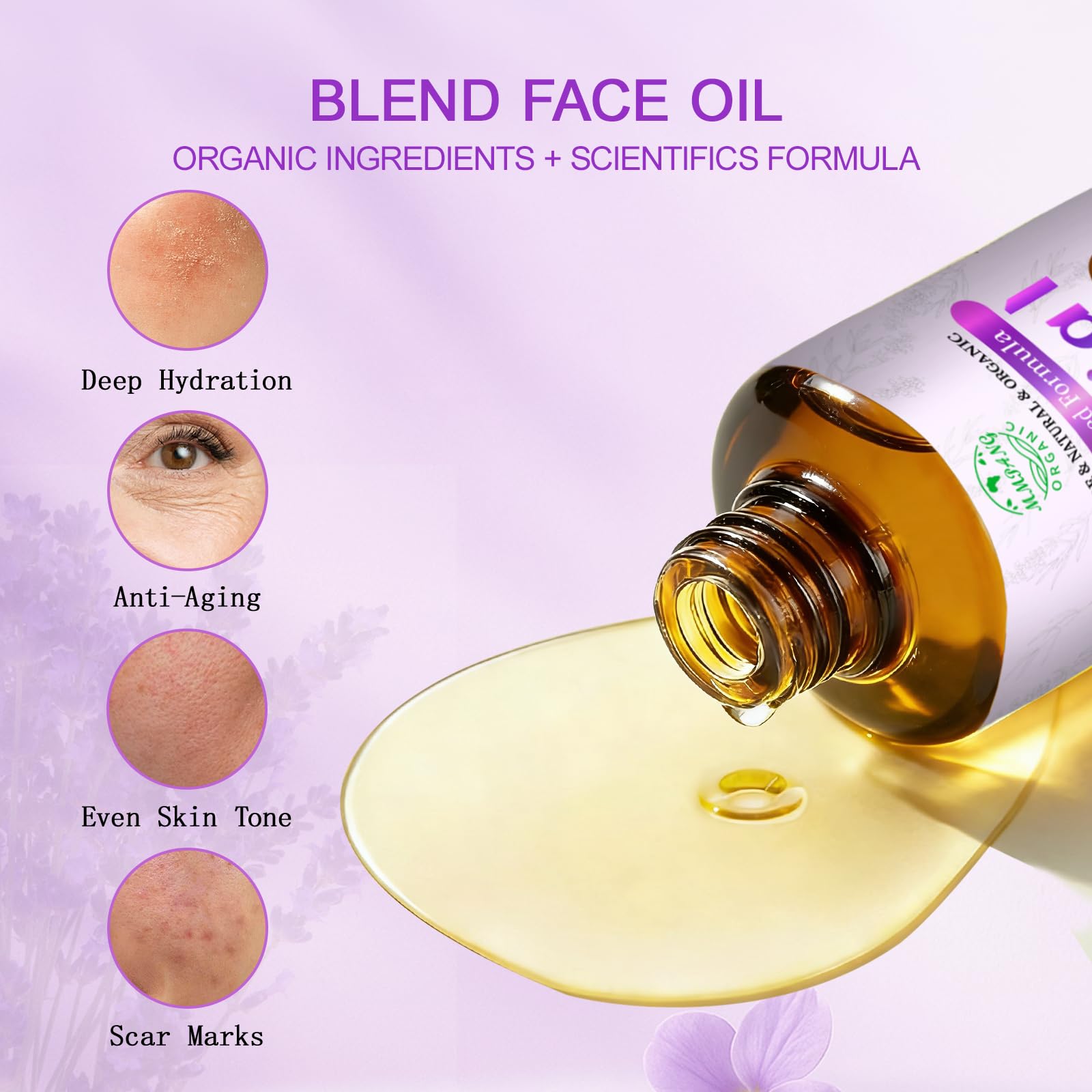 MMPANG Facial Oil, Organic Rosehip & Vitamin E Face Oil & Massage - MMPANG Official Product View 3