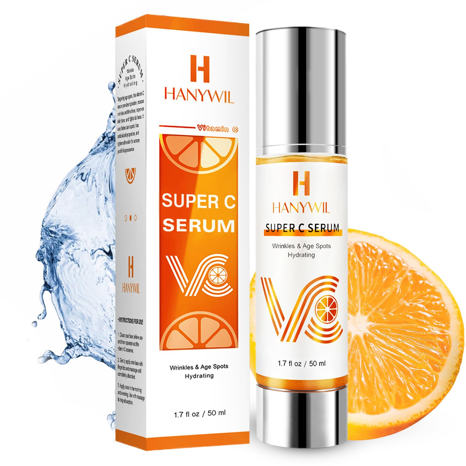 HANYWIL Vitamin C Serum for Mature Skin 20 Vitamin C Face - HANYWIL Official Imagery - 2