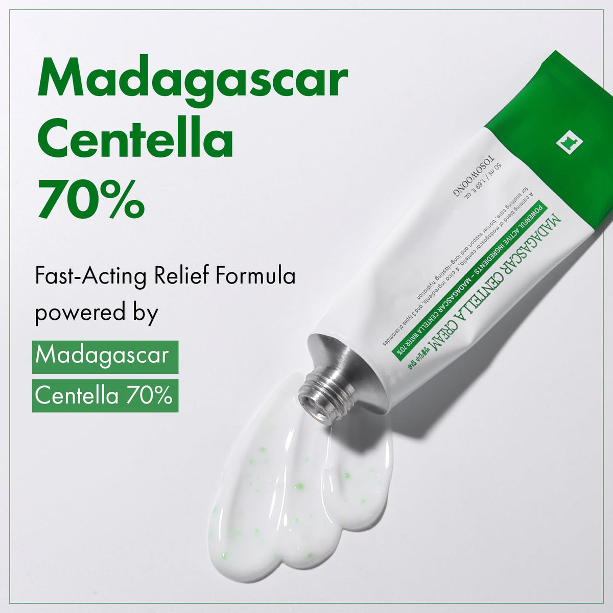 TOSOWOONG Madagascar Centella 70 Cream for Soothing - TOSOWOONG Official Imagery - 4