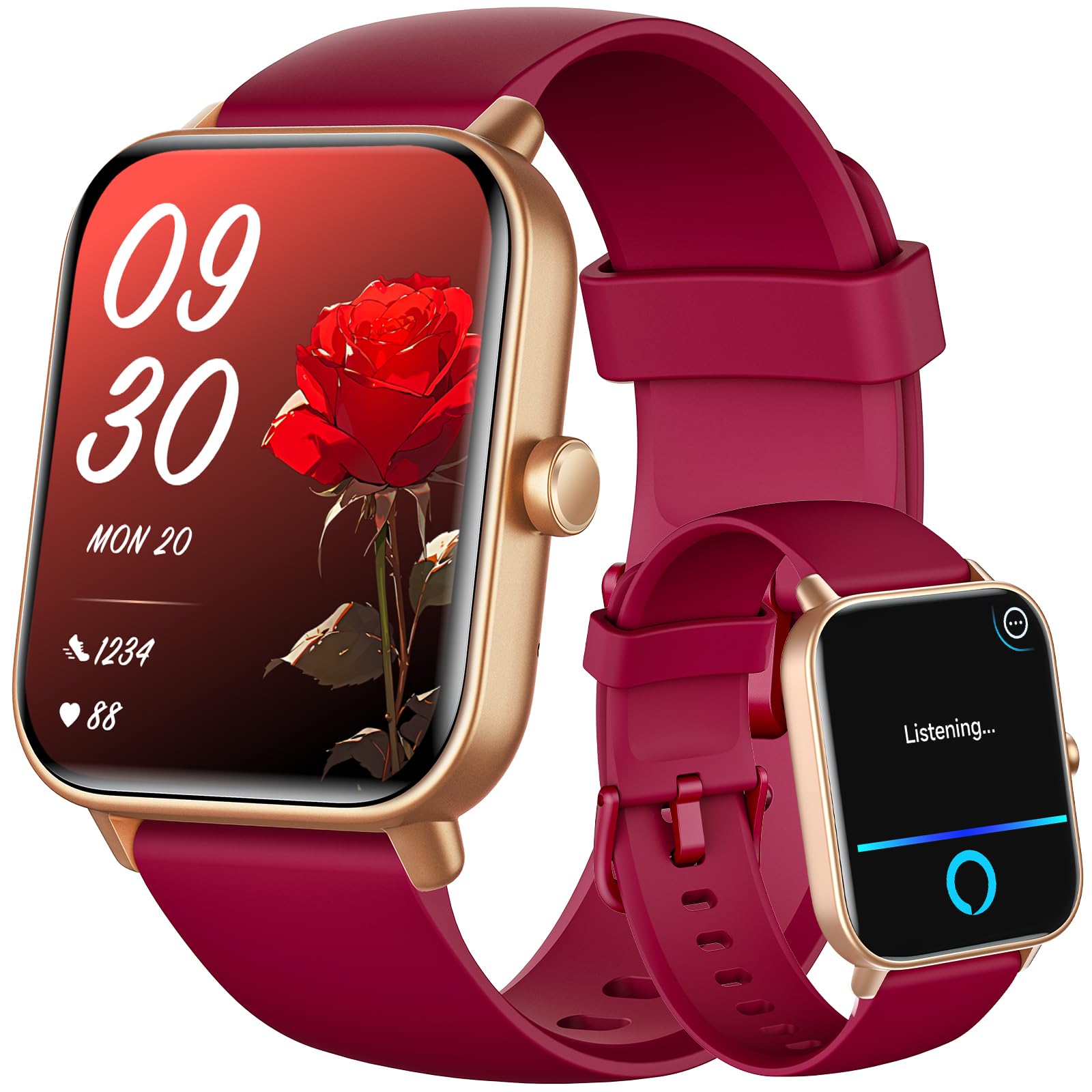 Gydom Smart Watch for Women Android & iPhone, Alexa Built-in, IP68 Wat - View 10