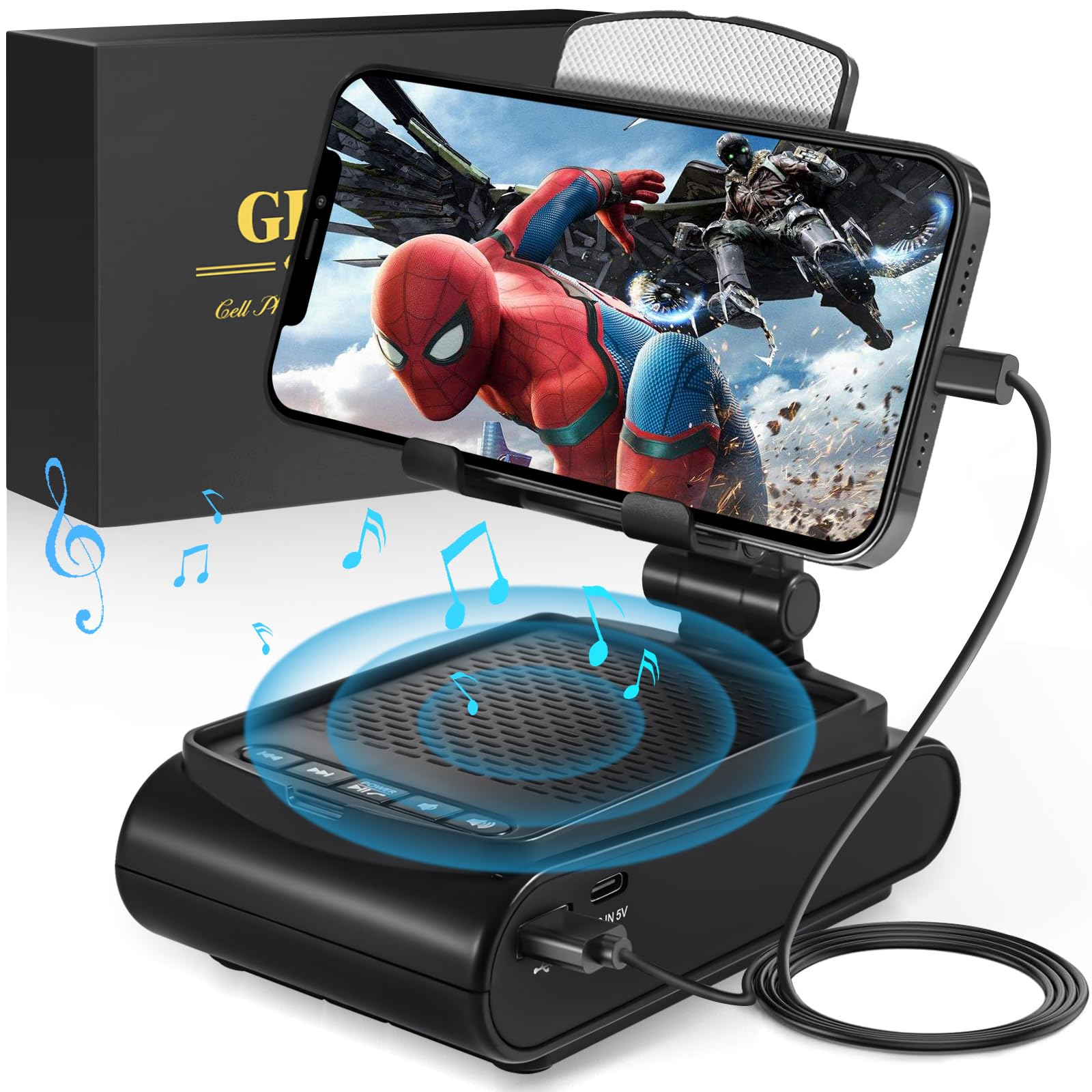 GLOPUS Birthday Gifts for Men, Portable Bluetooth Speaker with Ce by GLOPUS - Angle View 1