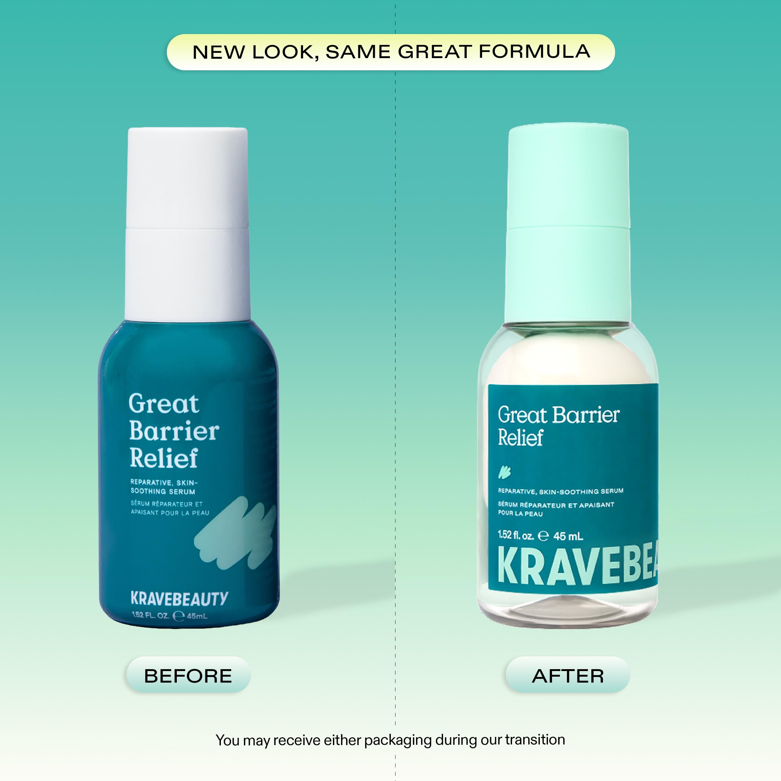 KraveBeauty Great Barrier Relief Face Serum for Dry, Sensitive - KraveBeauty