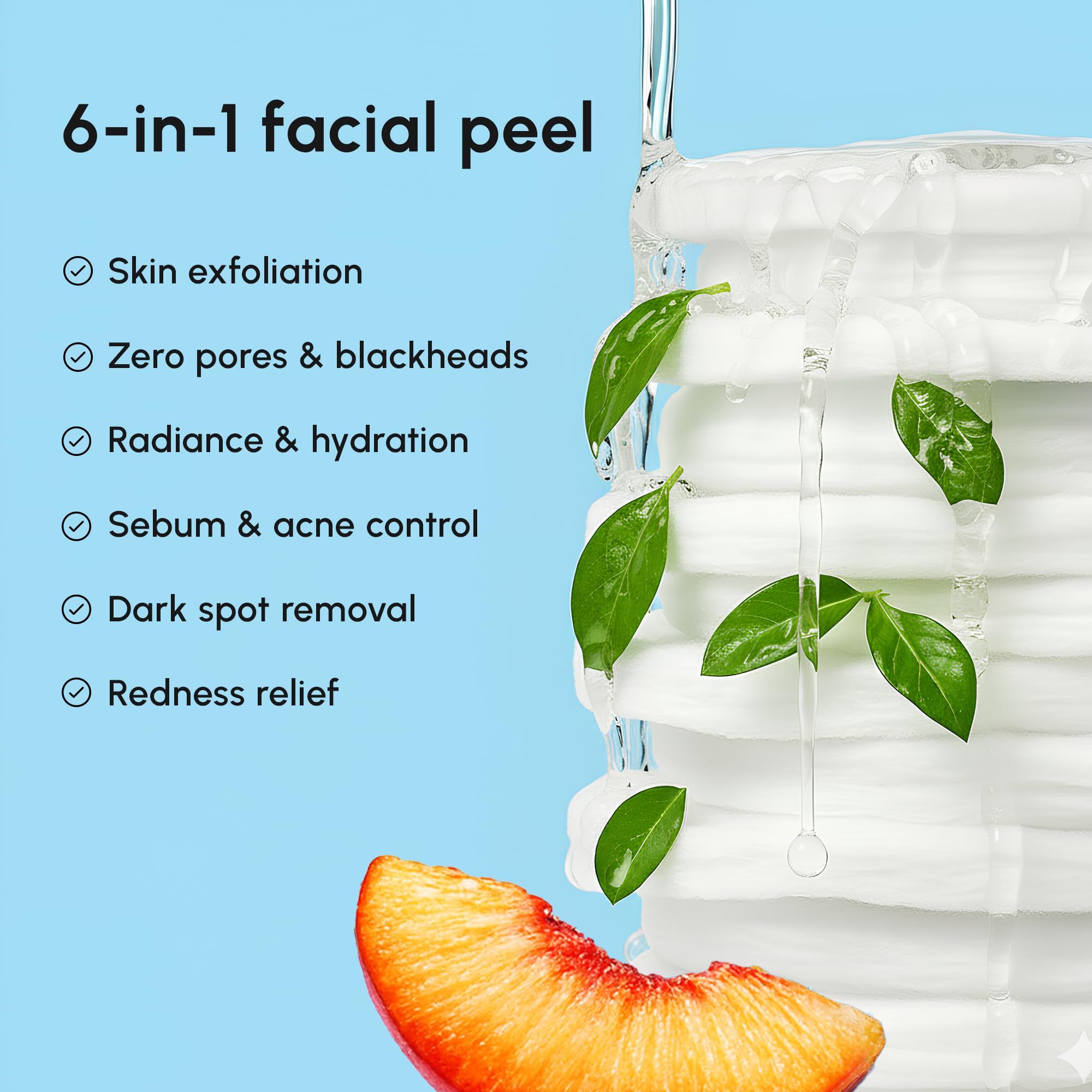 MAREE Glycolic Acid Pads 200 Toner Pads for Face Cleansing - MAREE Official Imagery - 4