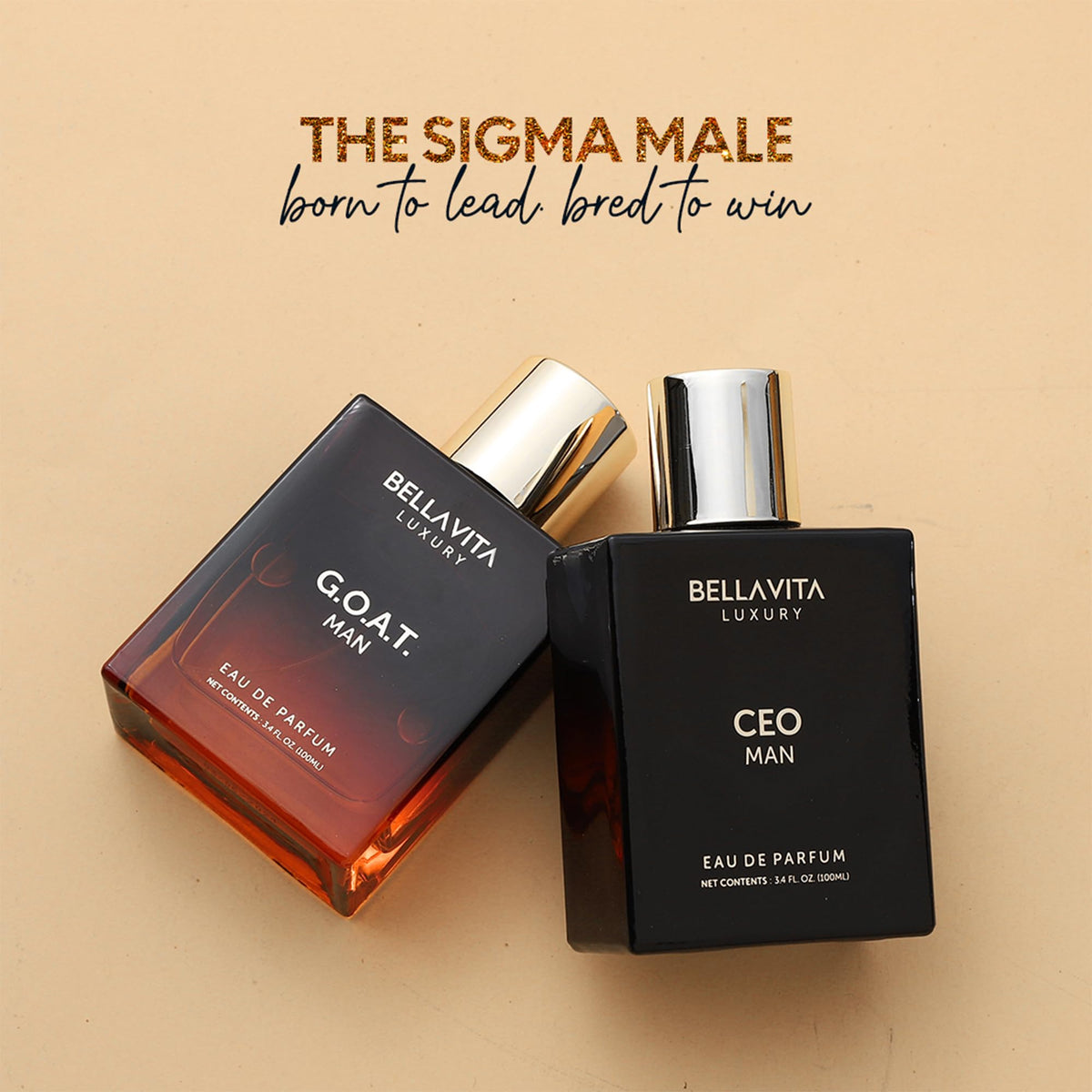 BellaVita Luxury Sigma Male Perfume Cologne for Men 2x100ml - Bella Vita Luxury Official Imagery - 5