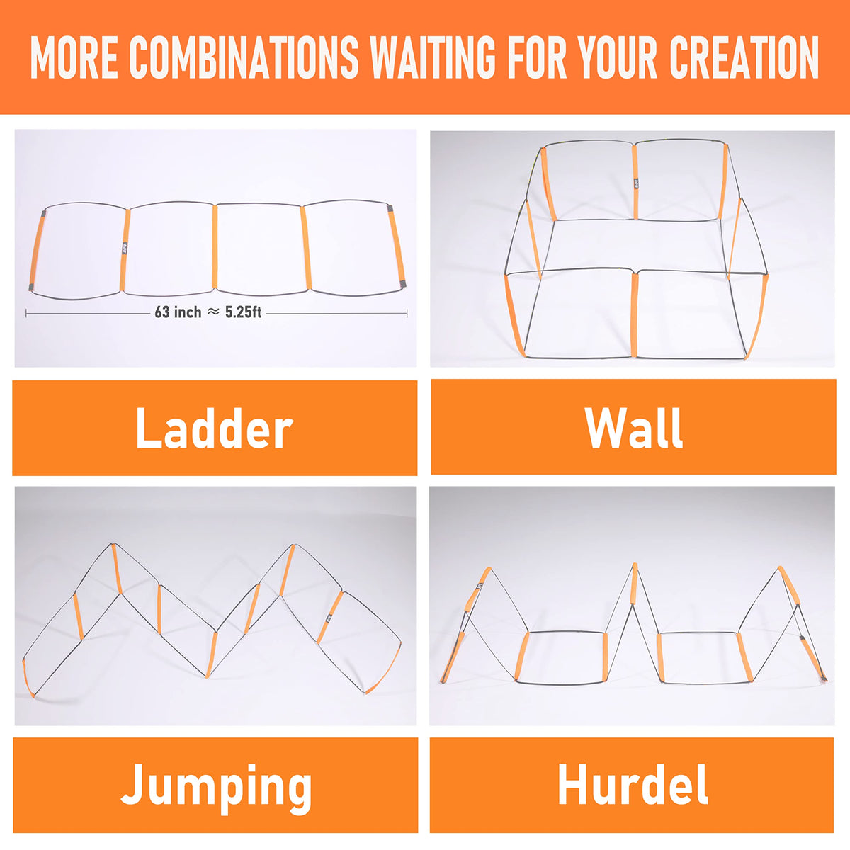 All in One Agility Ladder Agility Training Equipment - ALPHAWORX Official Imagery - 4