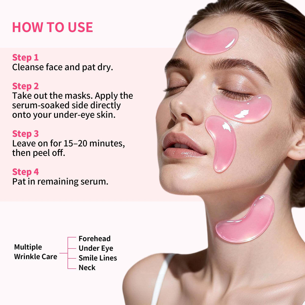 Maskiss 24K Gold PDRN Under Eye Patches Bundle Collagen - Maskiss Official Imagery - 6