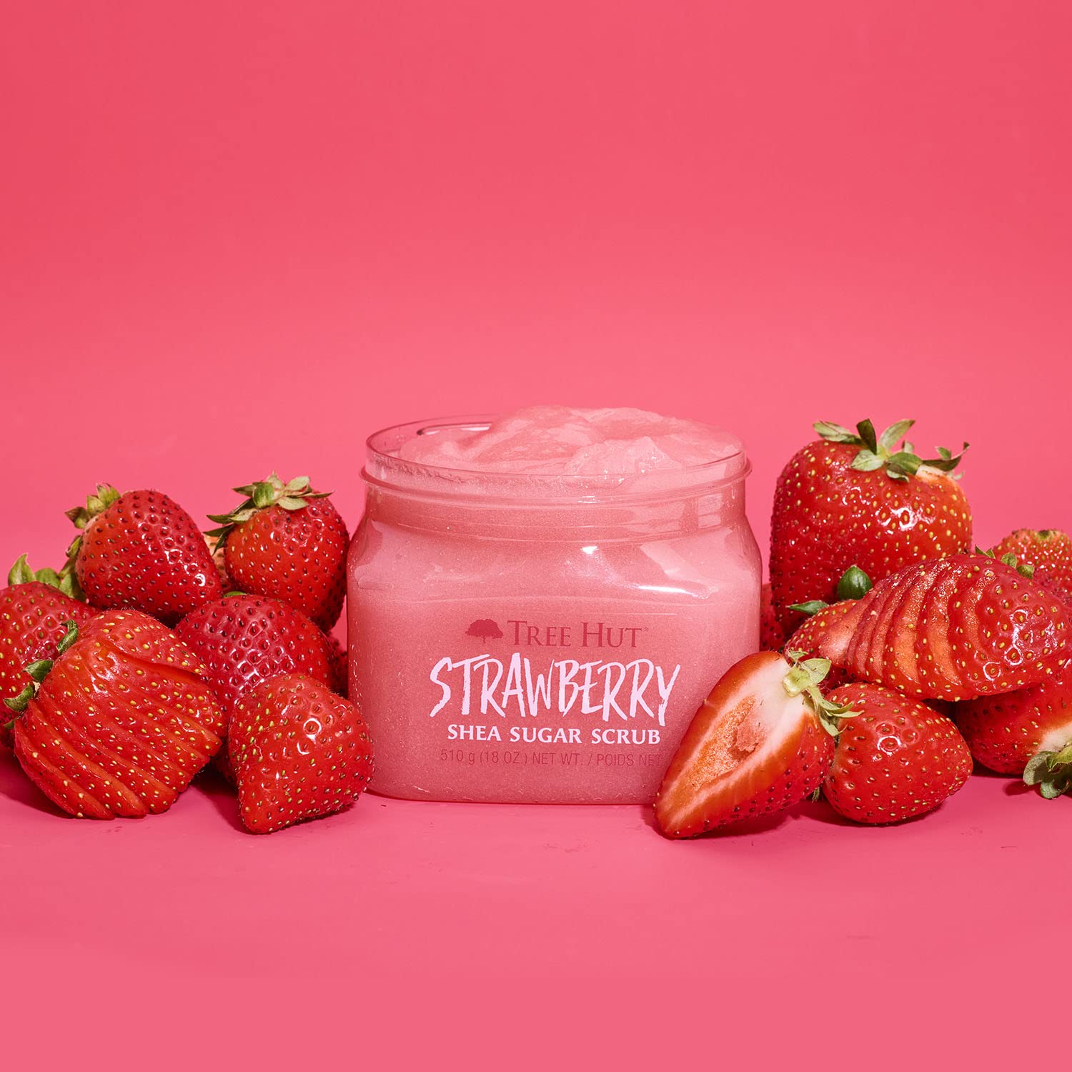 Tree Hut Strawberry Shea Sugar Scrub, Exfoliating, Hydrating & Moisturizing - Tree Hut Official Product View 8