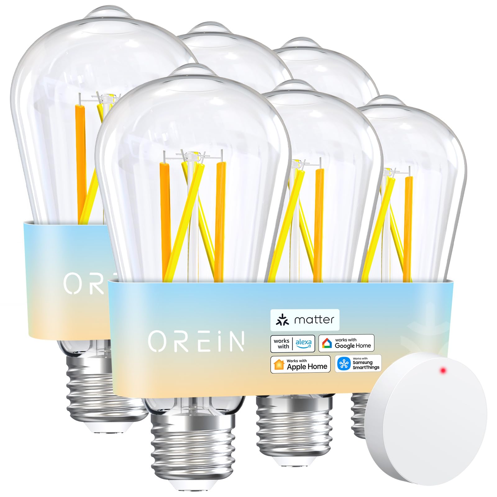 OREiN Smart Edison Light Bulbs 2 4 Ghz Wi Fi ST19 Vintage - OREiN Official Imagery - 8