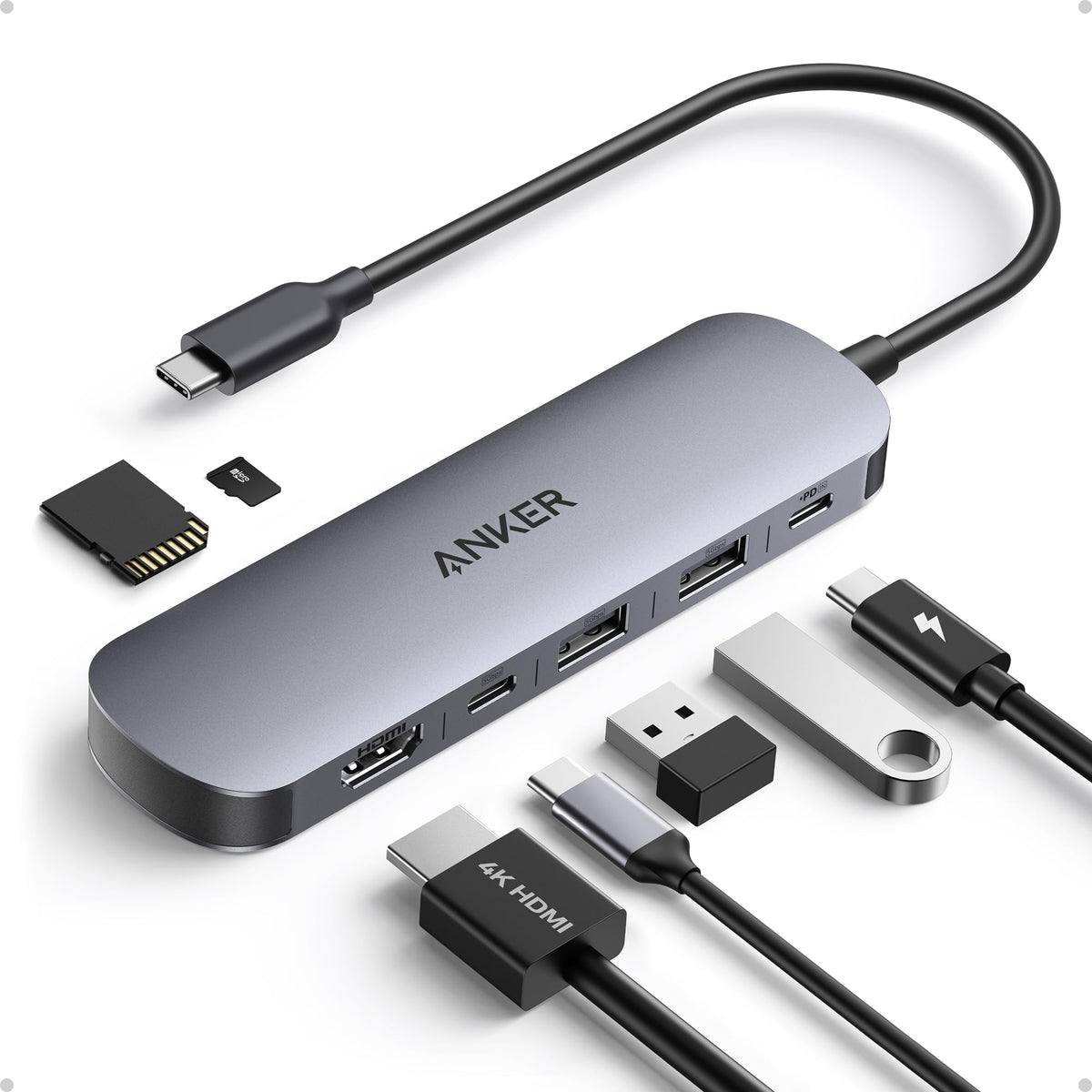 Anker USB C Hub 7in1 Multi Port USB Adapter 4K 60Hz USBC to - Anker Official Imagery - 1