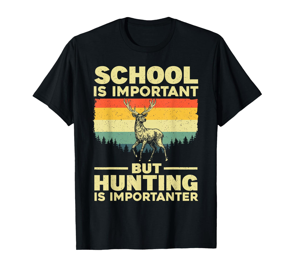 Funny Hunting Art for Boys Men Deer Hunter Wildlife Hunting - Funny Deer Hunting Gift Hunter Accessories & Stuff Official Imagery - 2