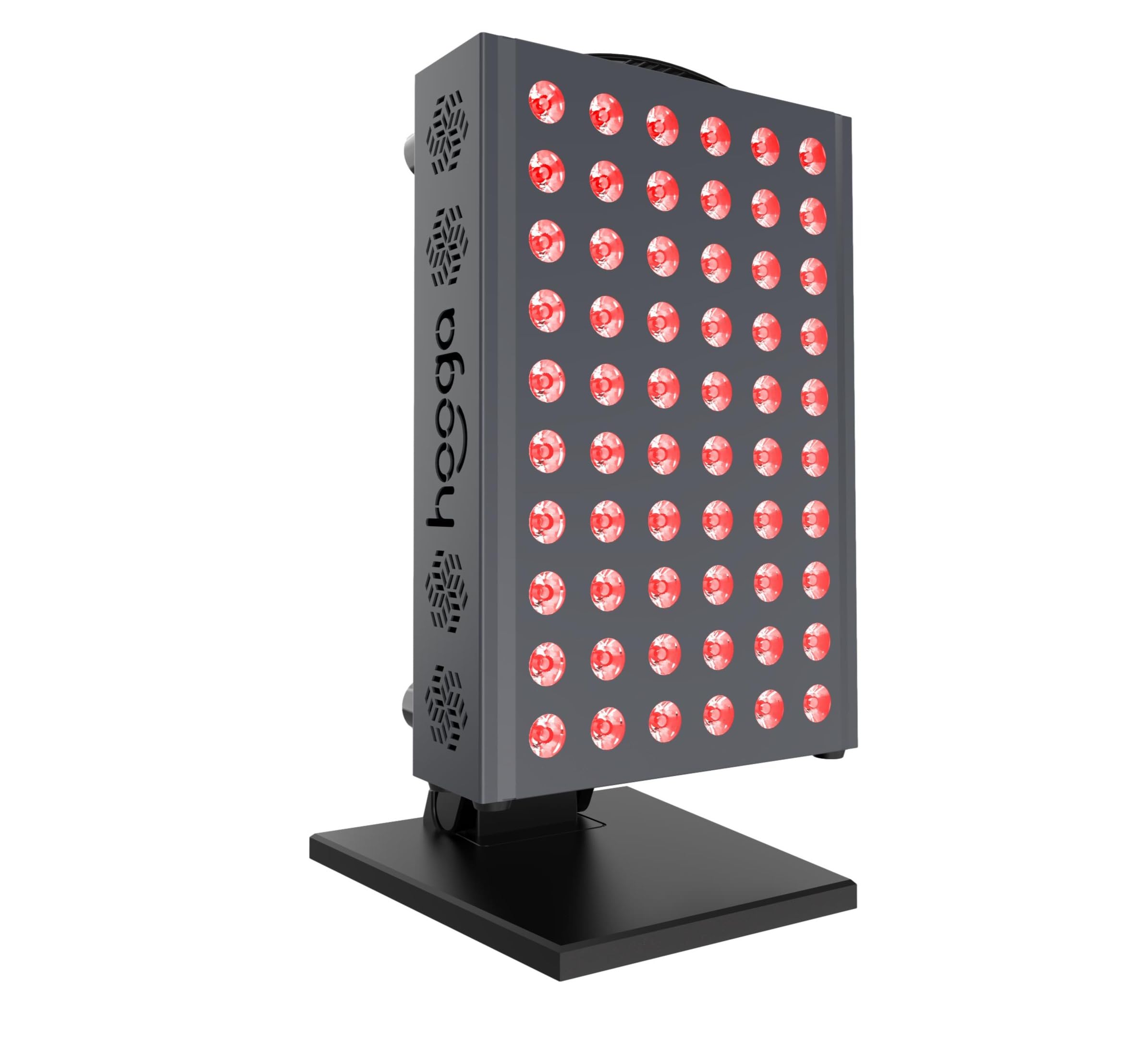 Hooga Red Light Therapy Panel Device – 660nm Red & 850nm Near Infrared Light Therapy, LED Light Therapy Lamp, 60 Dual Chip LEDs, Timer, Table Top Stand Included – PRO300