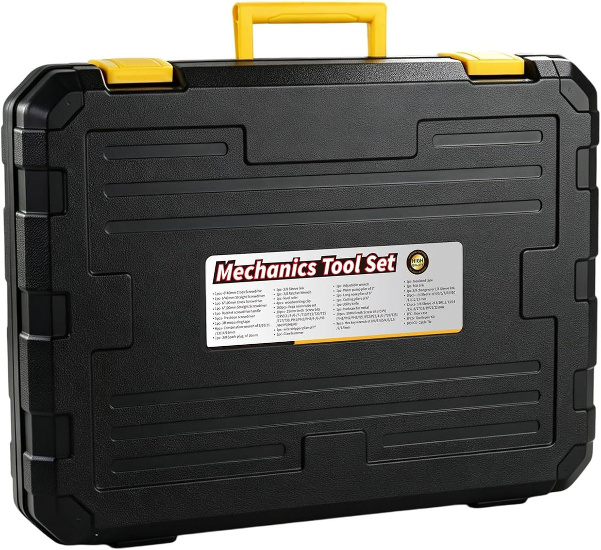 266 Piece Home Tool Set with Portable Storage Case Complete - Premium Selection Official Imagery - 8