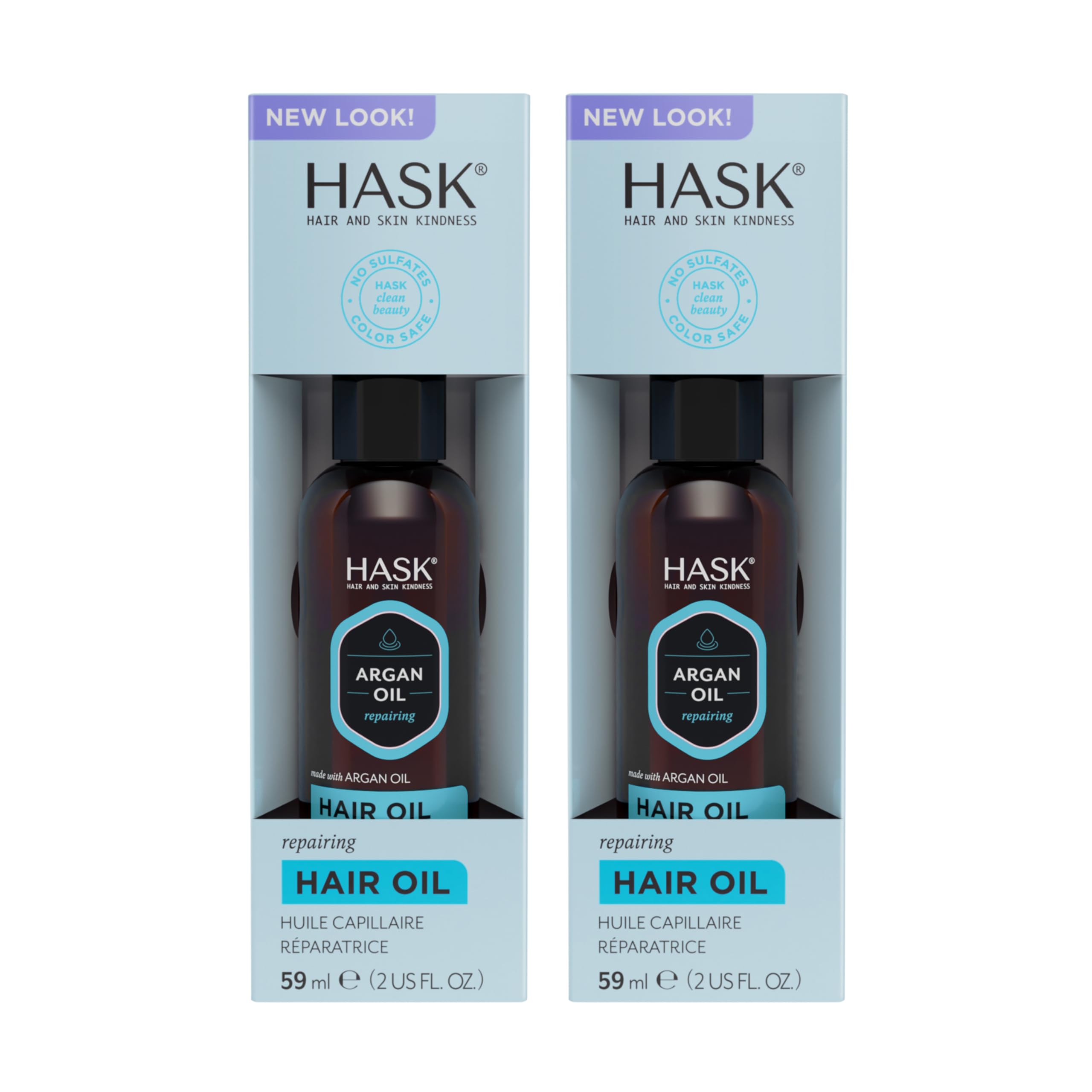 HASK Repair Argan Oil Shine Hair Oil, Pack of 3 - HASK Official Product View 2