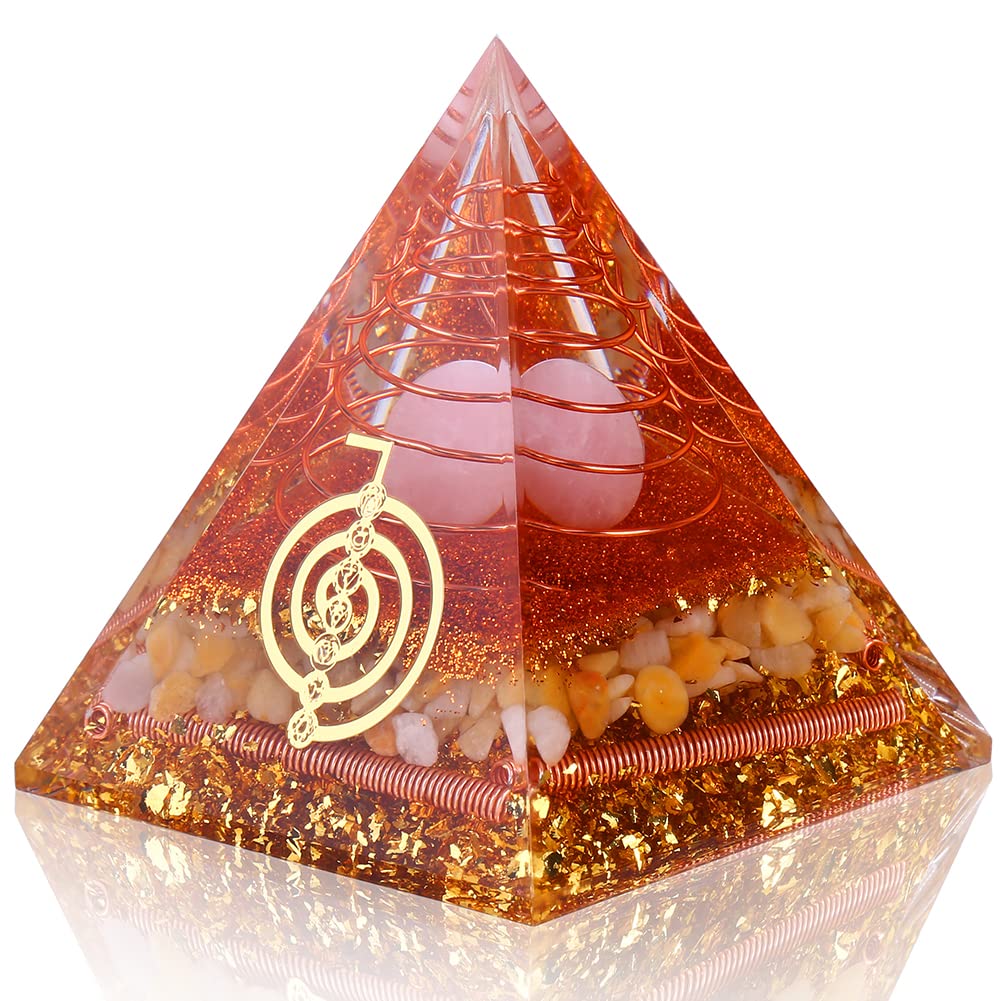 Orgone Pyramid for Positive Energy Chakra Wealth Success - NewMainOne Official Imagery - 1