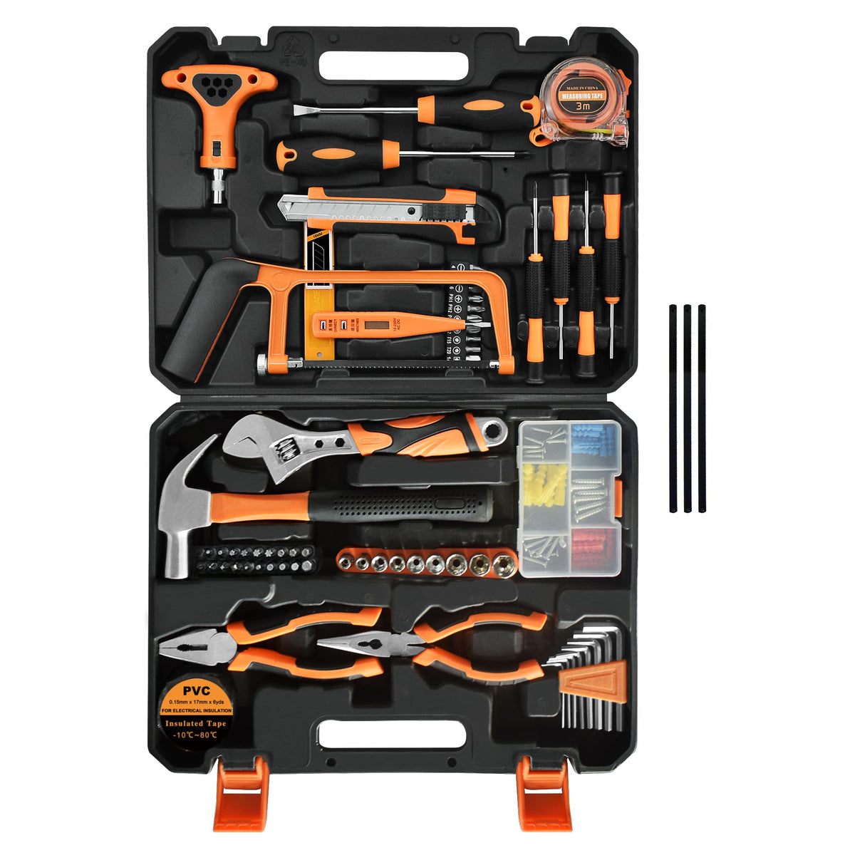 Tool Set 182 Piece Home Repair Tool Kit for Men Women - SOLUDE Official Imagery - 1