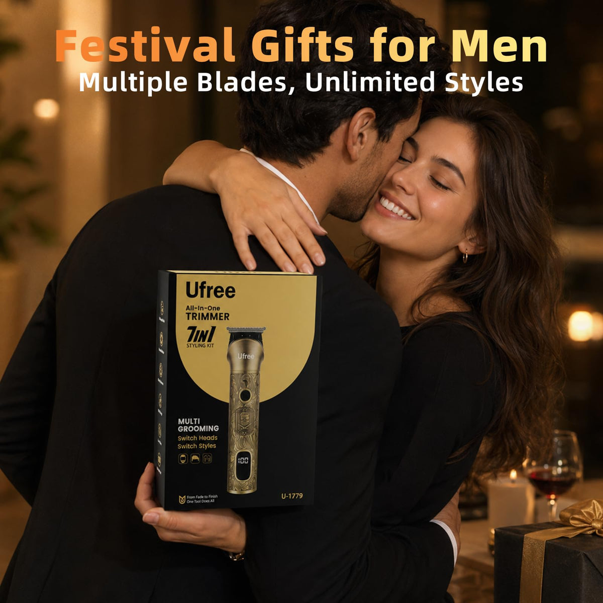 Ufree Professional Beard Trimmer for Men Electric Shaver - Ufree Official Imagery - 8