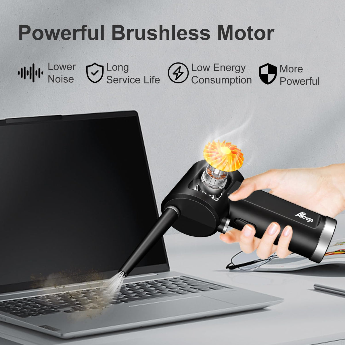 Electric Air Duster Cordless Air Duster Rechargeable - ATEngeus Official Imagery - 3