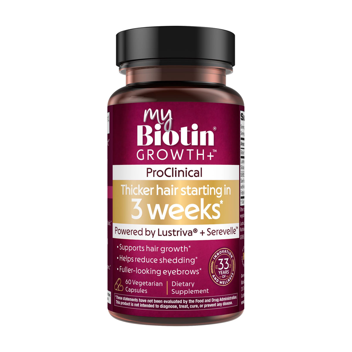 MyBiotin ProClinical Growth Bioavailable Biotin for Thicker - Purity Products Official Imagery - 1