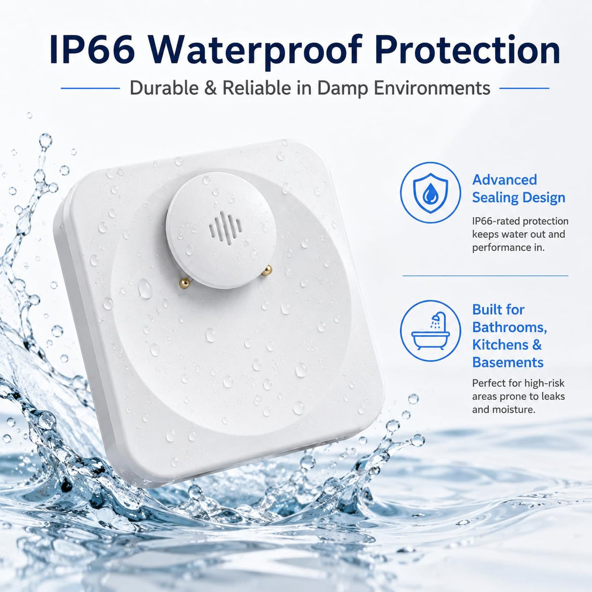 Water Leak Detector for Home WiFi Remote Checking Smart - Decruil Official Imagery - 4