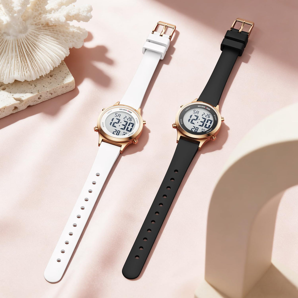GOLDEN HOUR Waterproof Women s Digital Sports Watches with - GOLDEN HOUR Official Imagery - 7