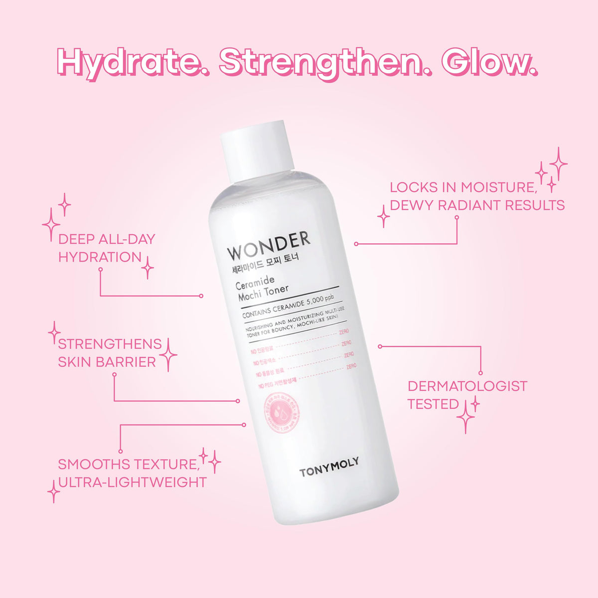 TONYMOLY Wonder Ceramide Mochi Toner Set - TONYMOLY Official Imagery - 7