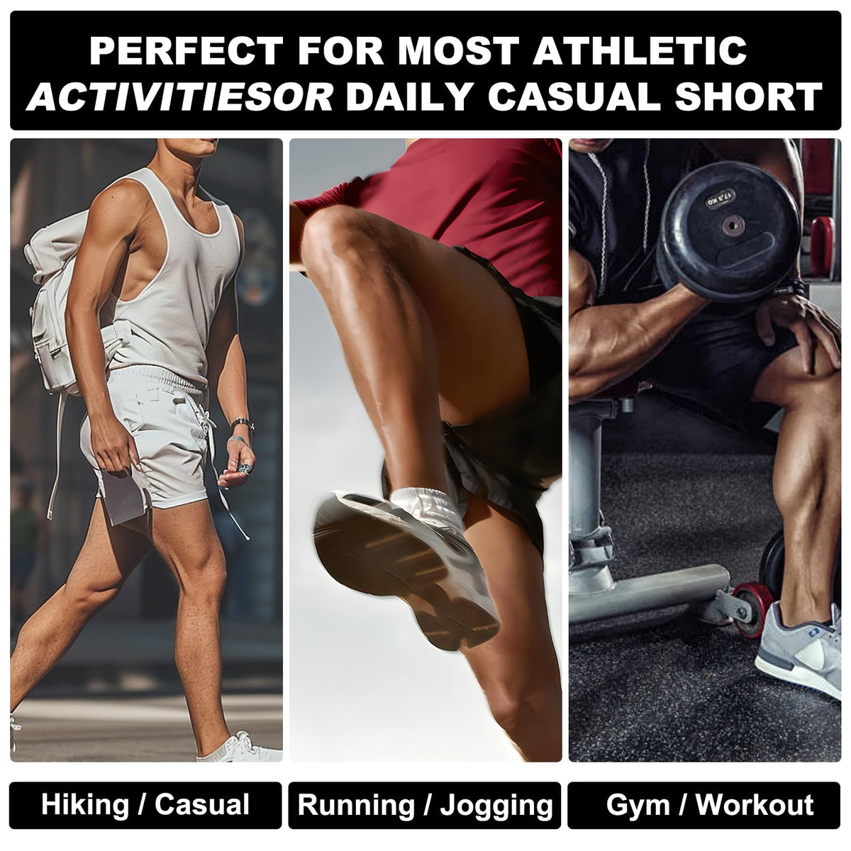 AIMPACT Men s Mesh Running Shorts 3 Inch Quick Dry Gym with - AIMPACT Official Imagery - 8