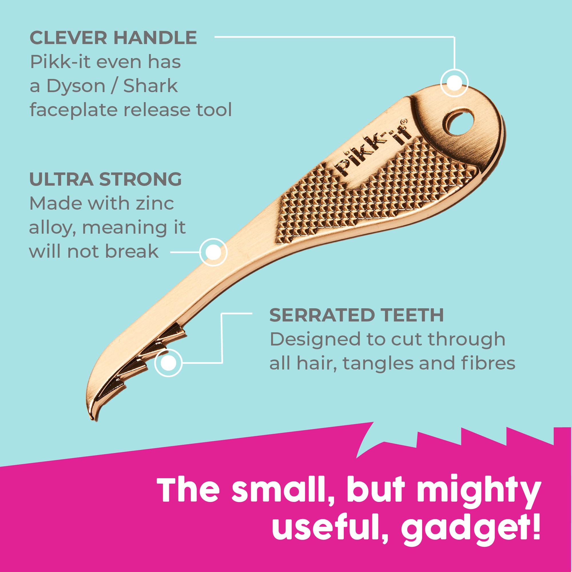 Pikk-it Vacuum Hairbrush Cleaner Tool by Pikk-it - Angle View 9