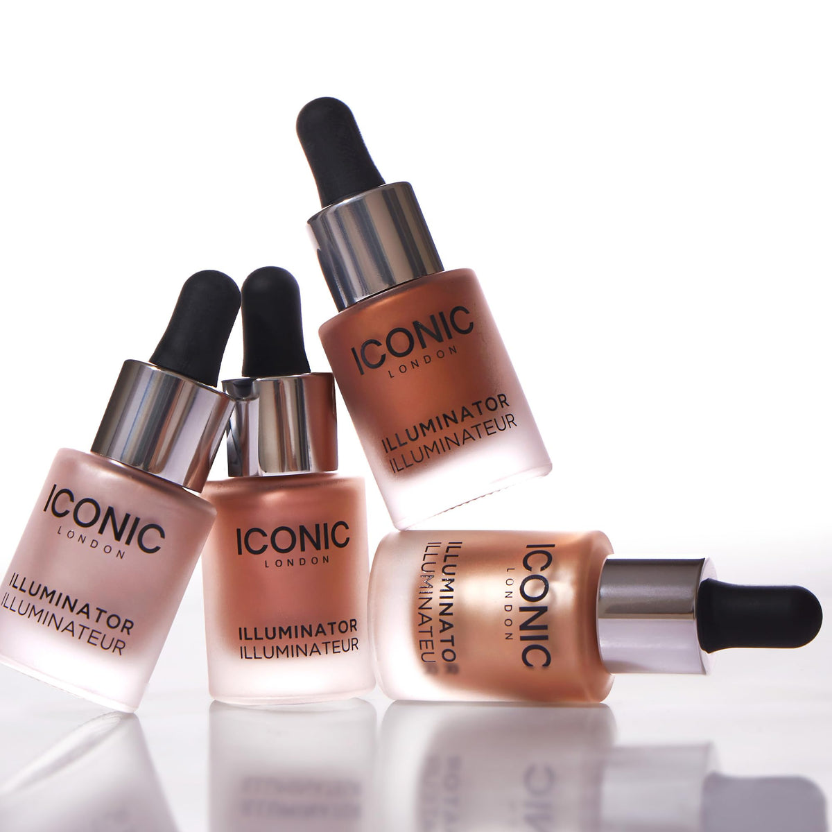 ICONIC LONDON Illuminator Liquid Highlighter Drops - Premium Selection Official Imagery - 4