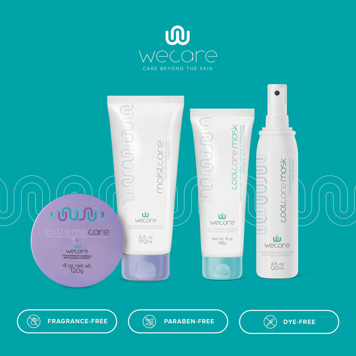 WeCare Moistcare Body and Face Lotion Chemo Support - WeCare Official Imagery - 8