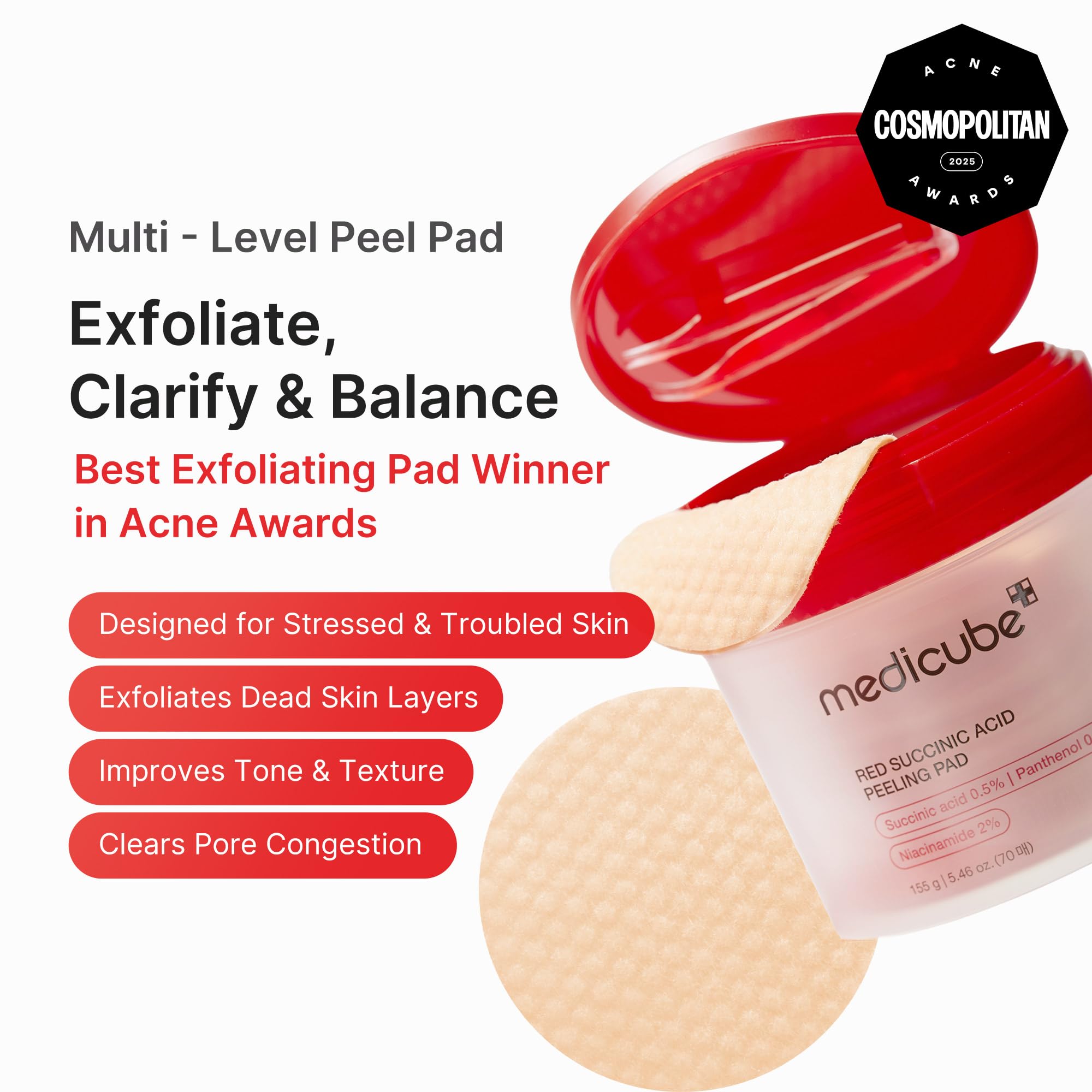 medicube Clarifying Pad & Soothing Cream Duo - medicube Official Product View 3