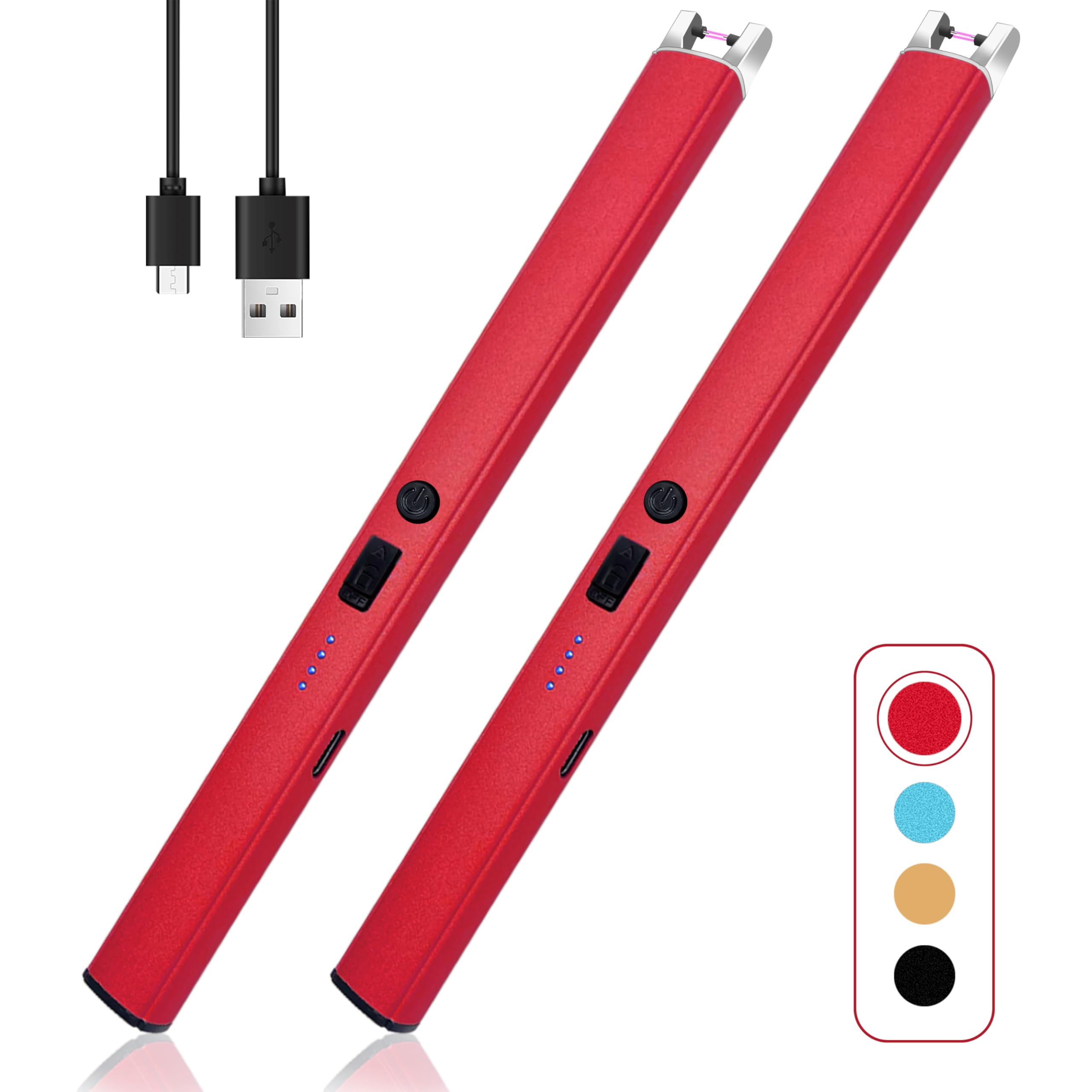 Beyio 2 PCS Candle Lighter,Windproof Flameless Rechargeable Electric L - View 8