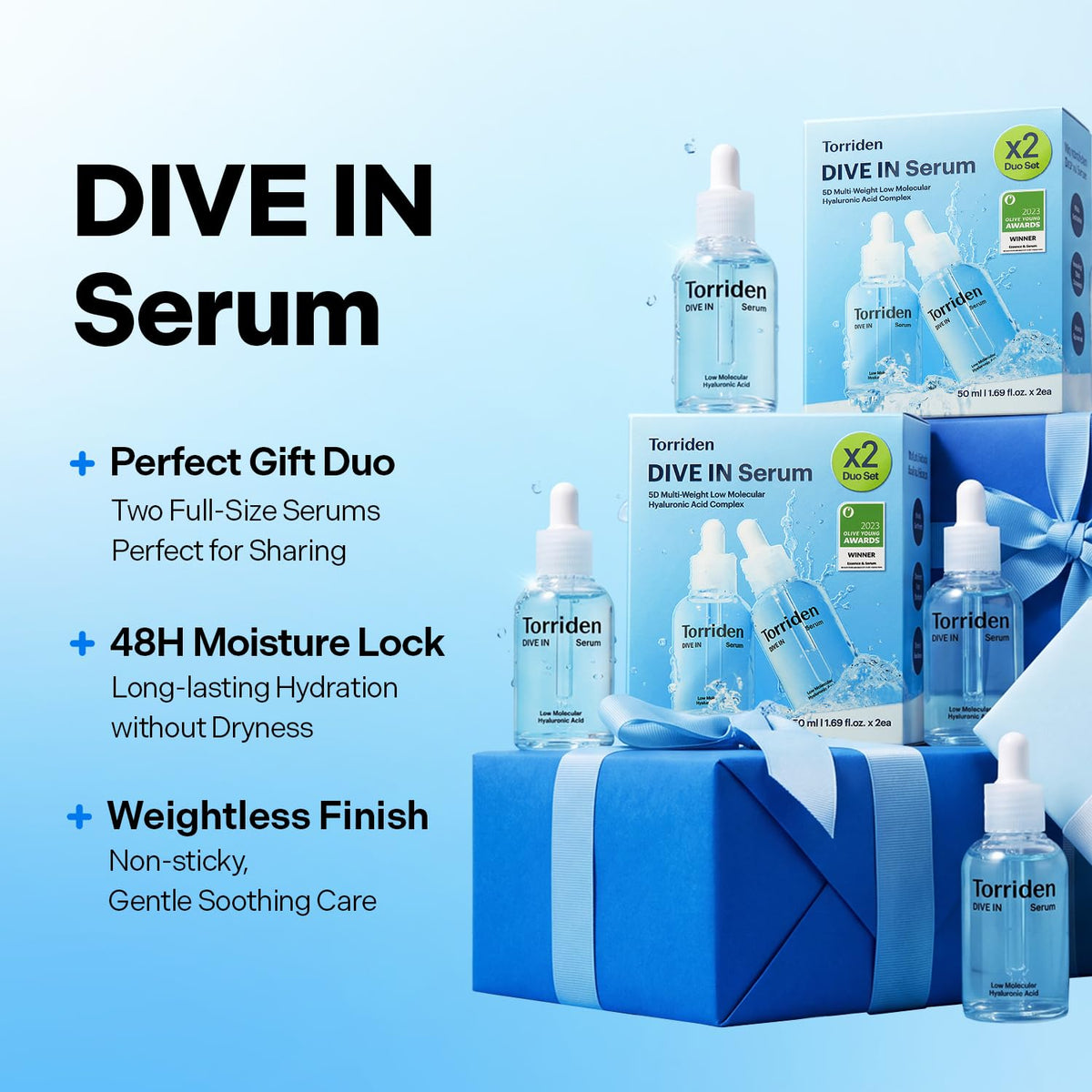 Torriden DIVE IN Hyaluronic Acid Serum 50ml 2 - Torriden Official Imagery - 3