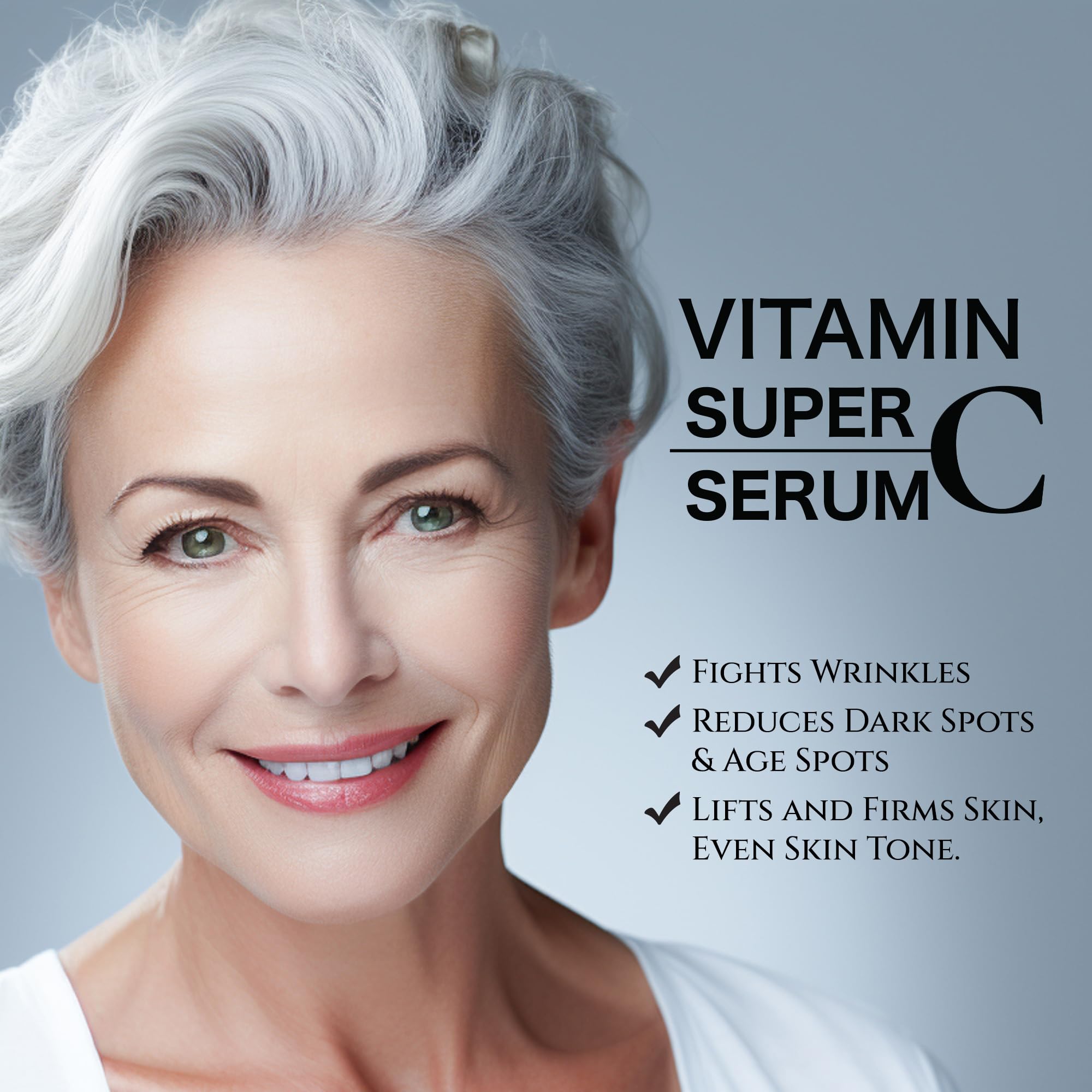Super Vitamin C Serum for Women over 70 Wrinkle Cream for - Refaflio Official Imagery - 8