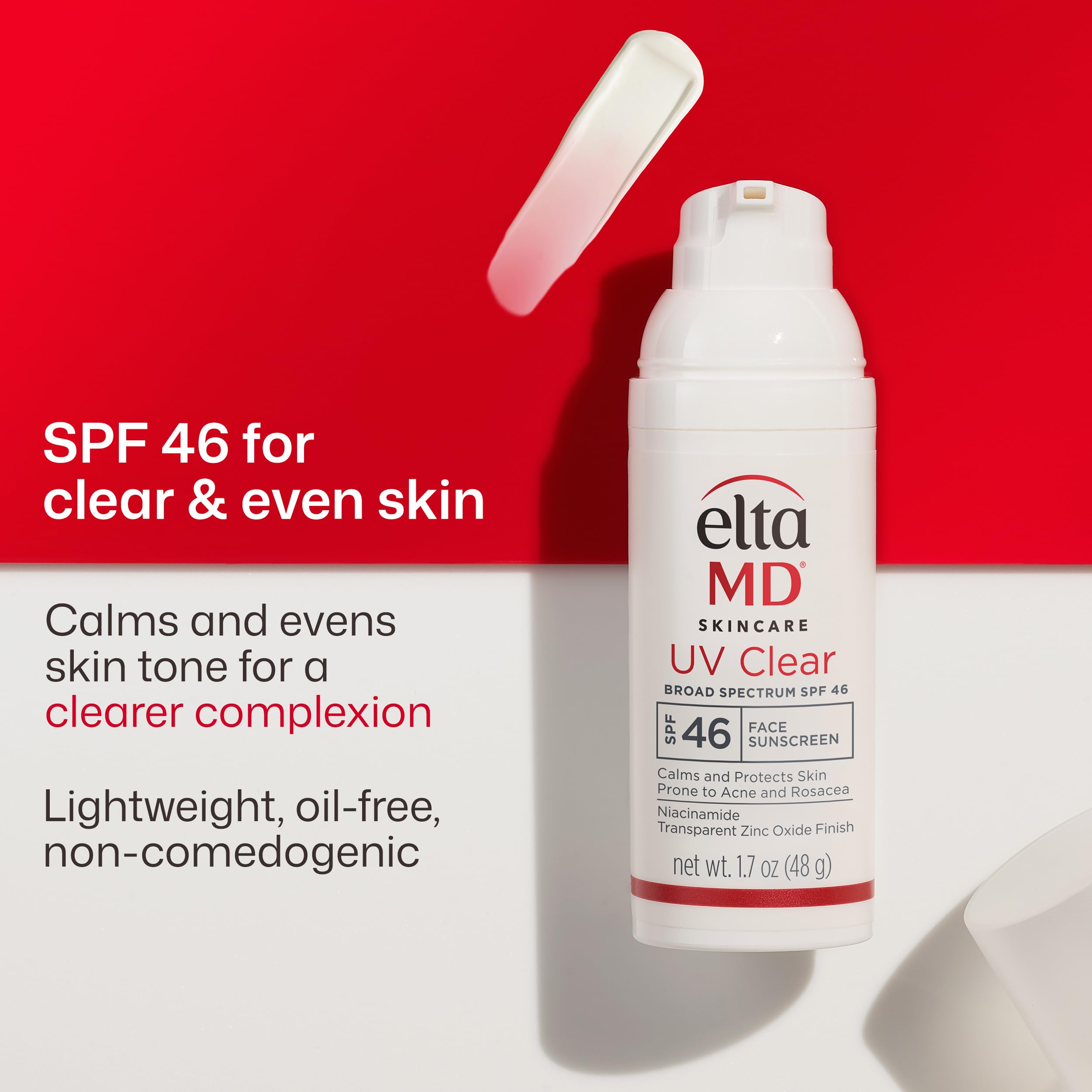 EltaMD UV Clear Face Sunscreen with Zinc Oxide Oil Free SPF - Premium Selection Official Imagery - 3