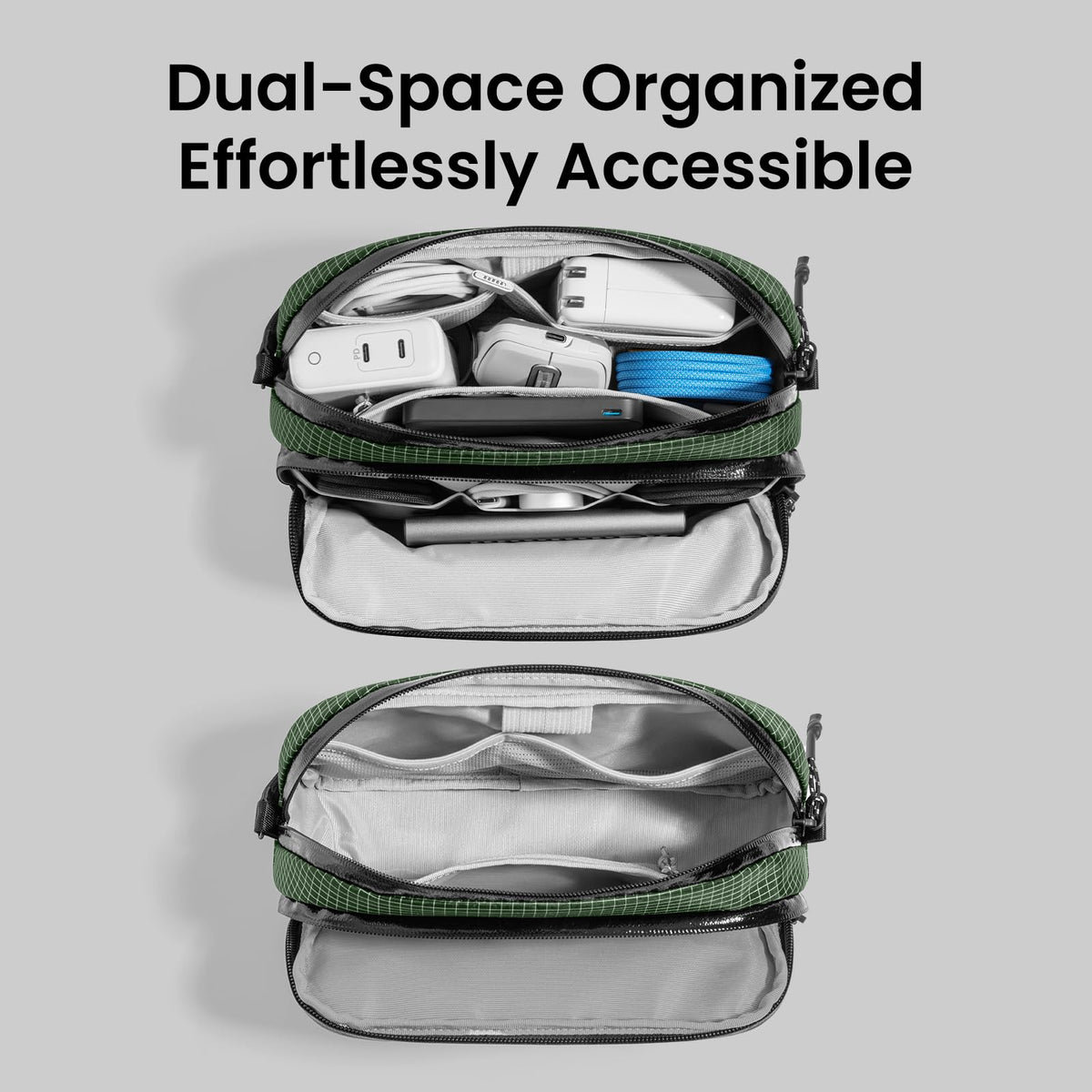 tomtoc Electronic Organizer Travel Case Performance Dual - tomtoc Official Imagery - 6