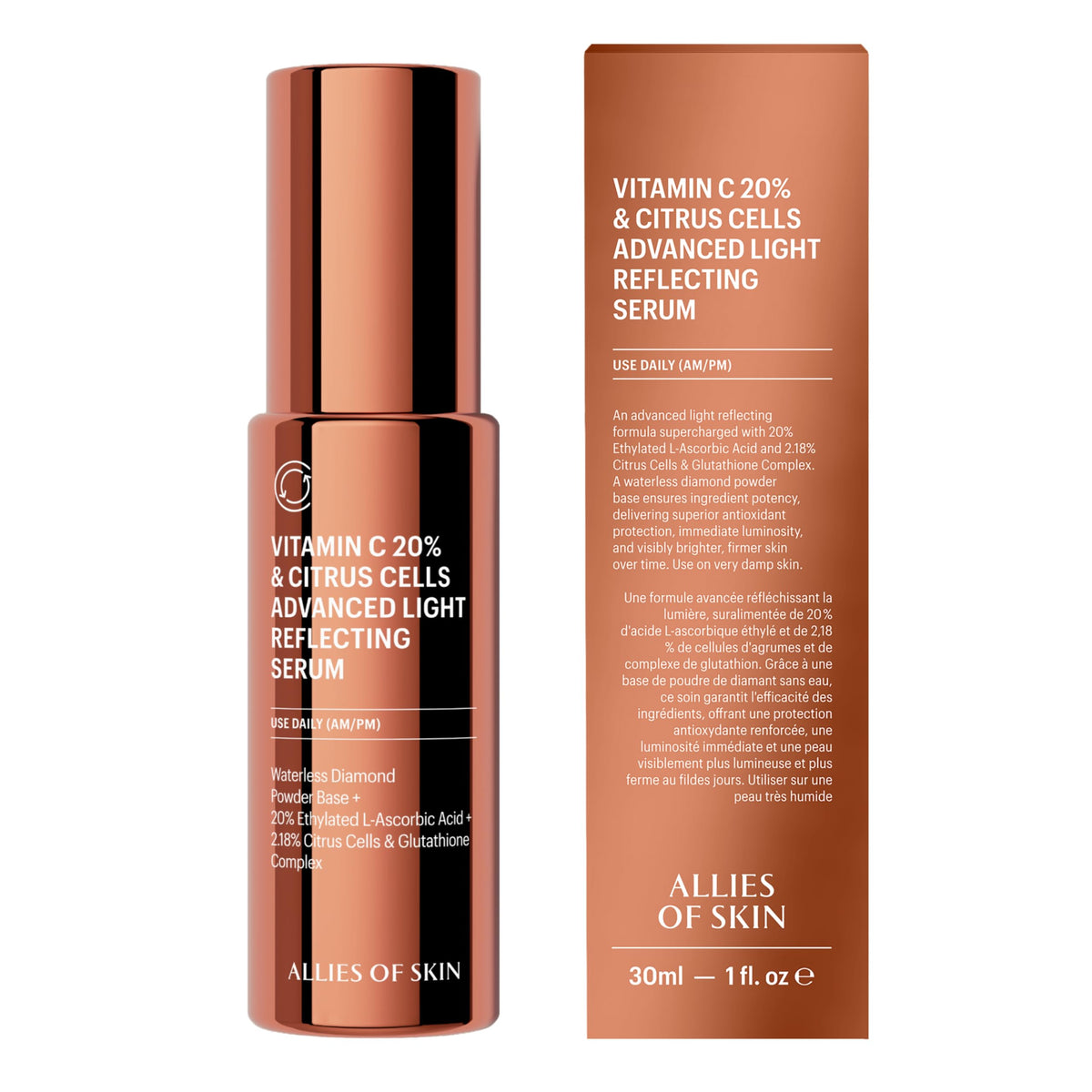 Allies of Skin 20 Vitamin C Serum 1 Fl Oz - Allies of Skin Official Imagery - 2